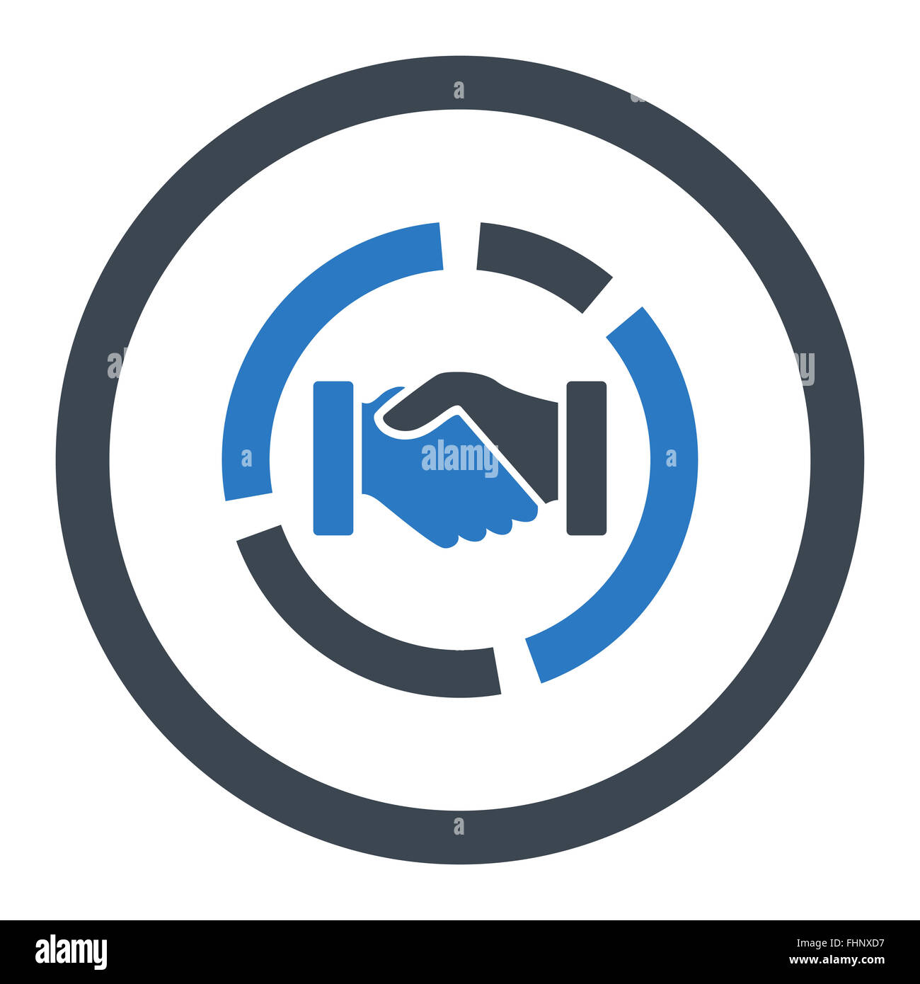 Acquisition diagram flat smooth blue colors rounded glyph icon Stock ...