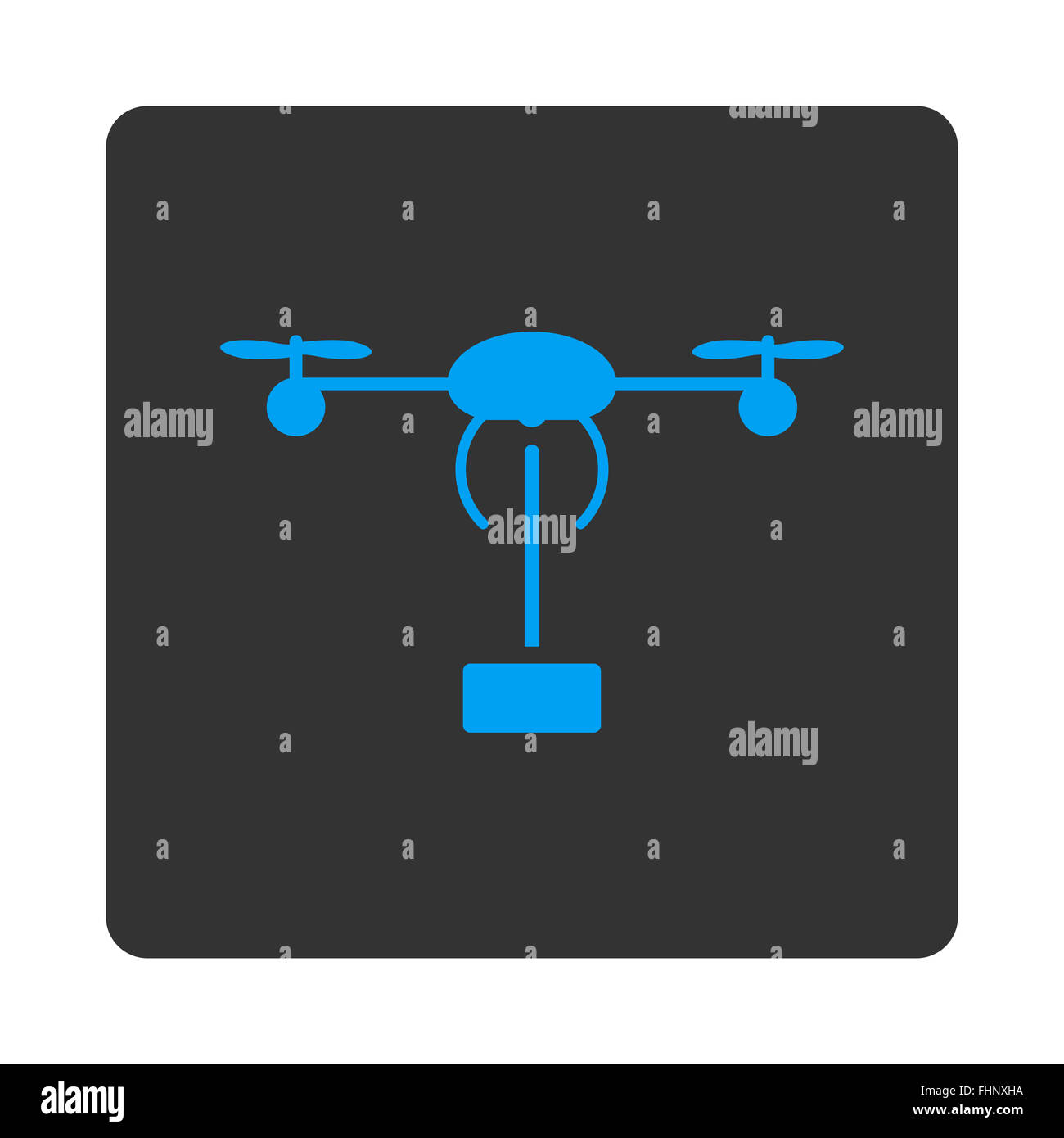 Copter shipment icon Stock Photo - Alamy