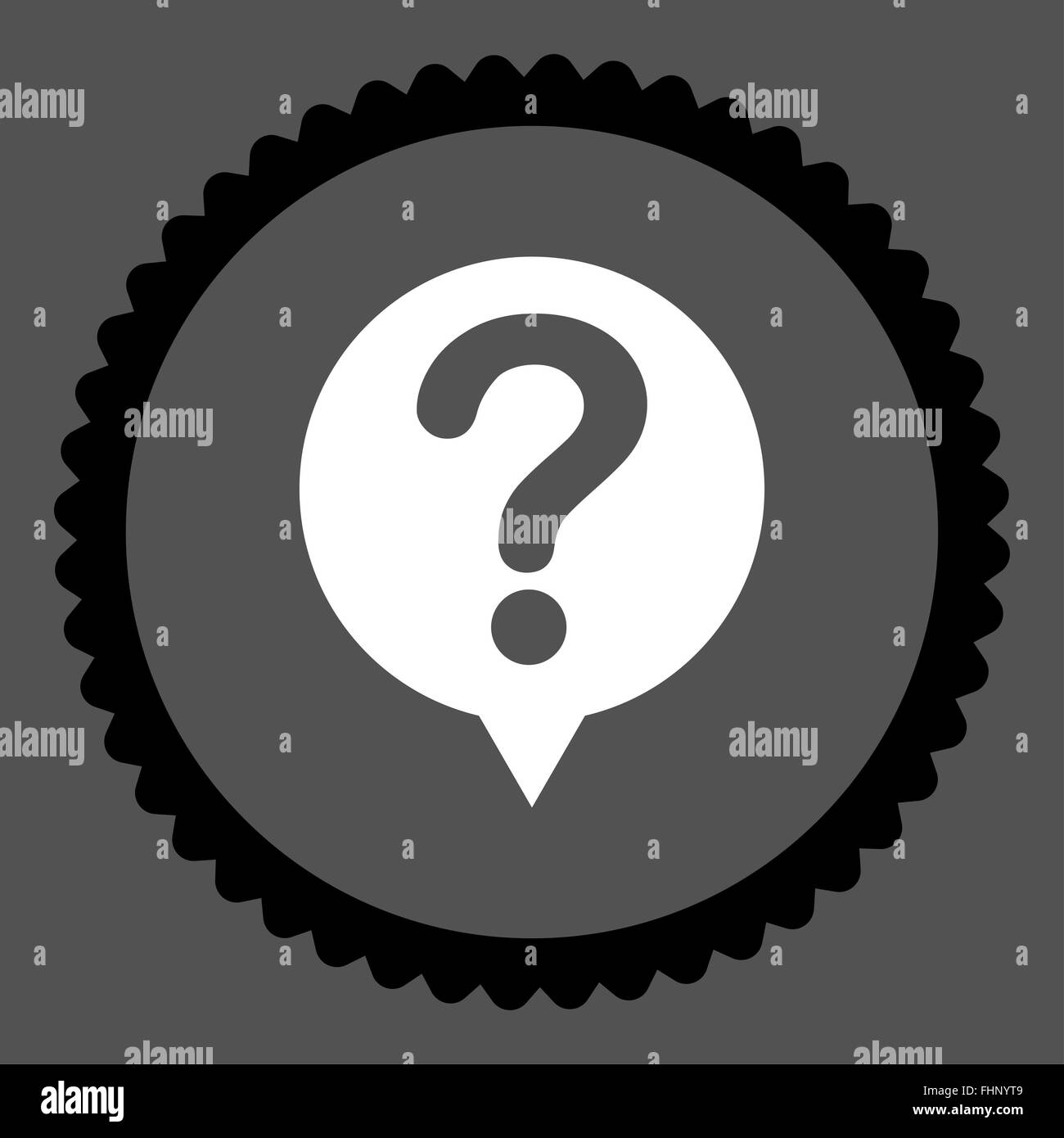 Status flat black and white colors round stamp icon Stock Photo - Alamy