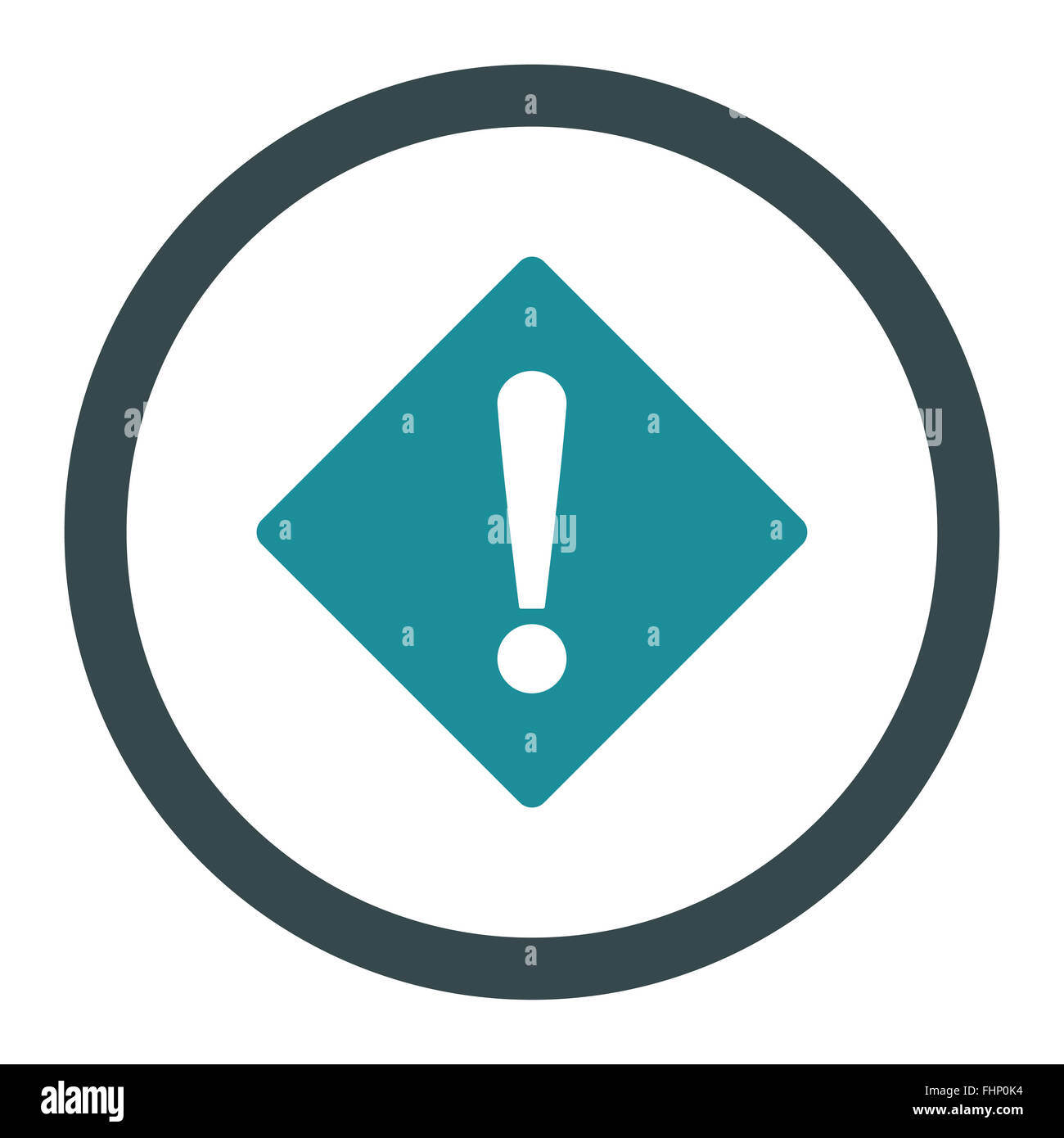 Error flat soft blue colors rounded vector icon Stock Photo - Alamy