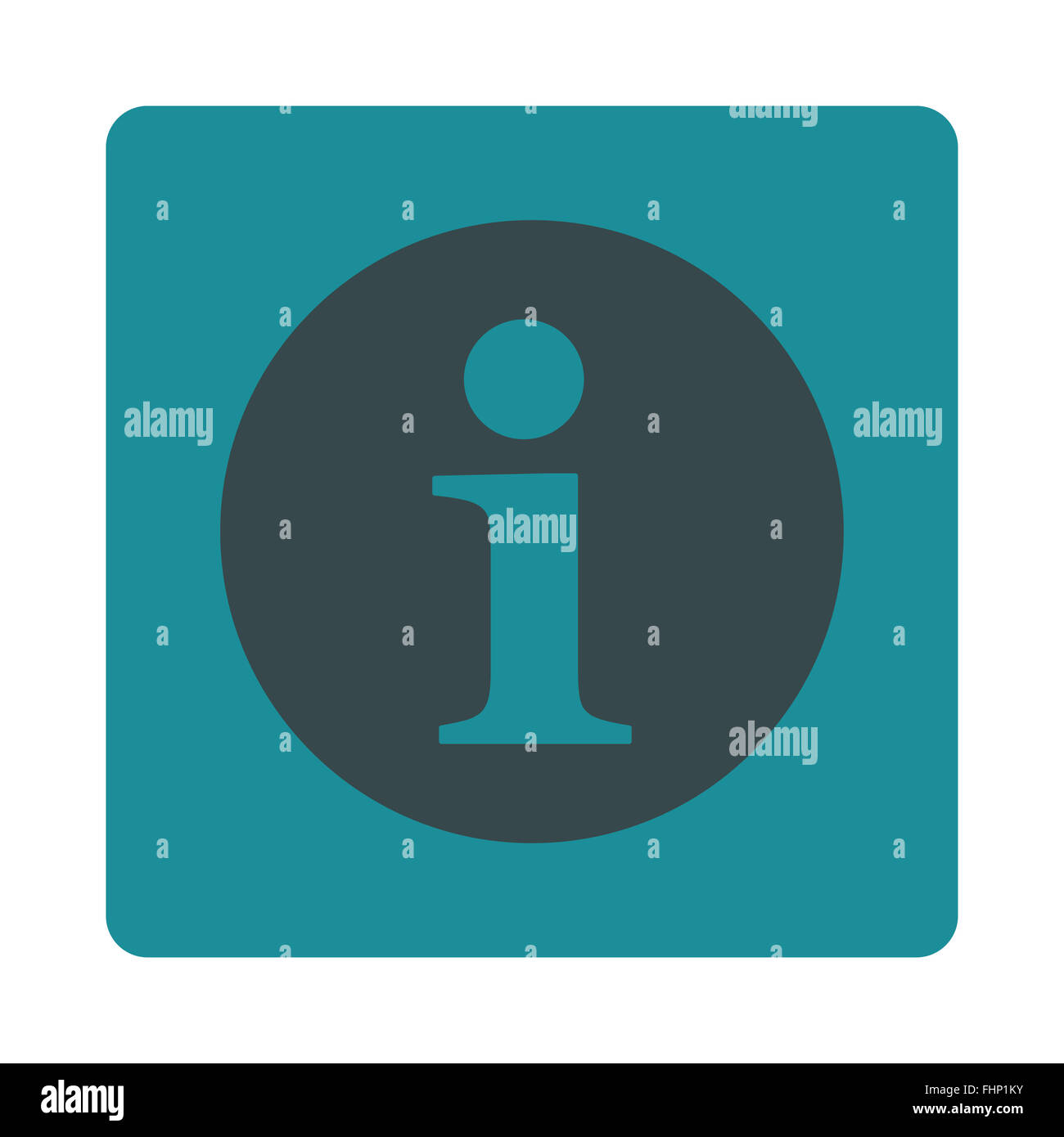 Information flat soft blue colors rounded button Stock Photo - Alamy