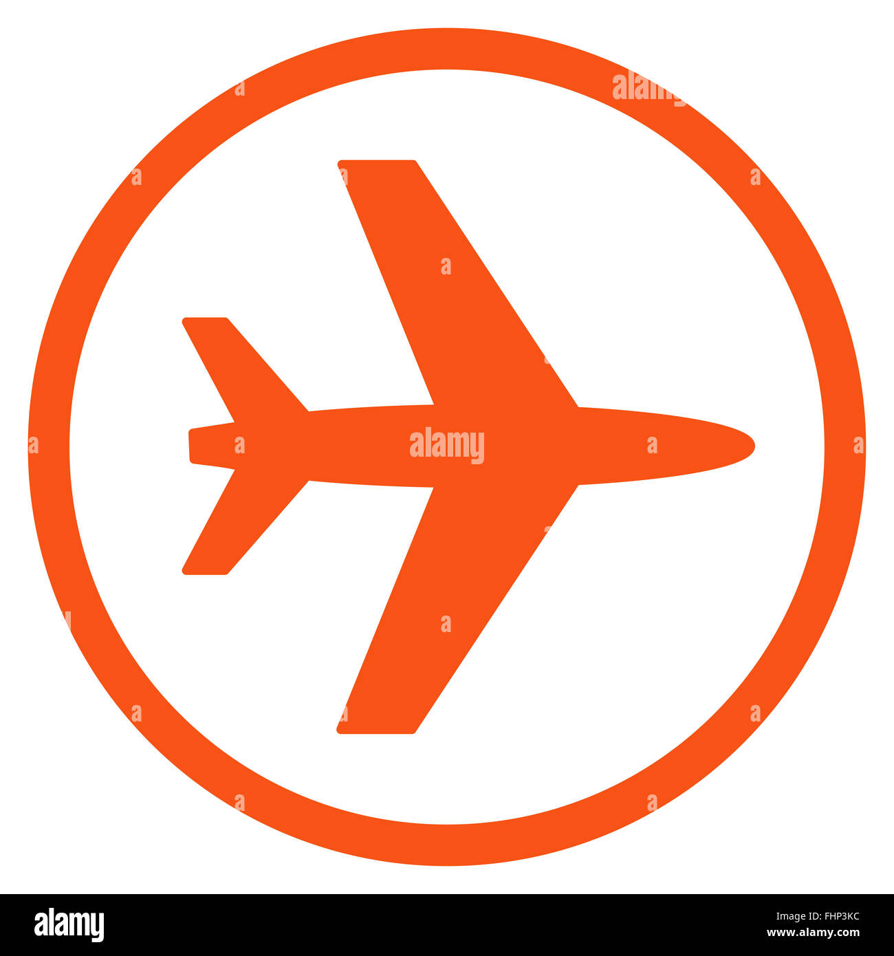 Airport Flat Icon Stock Photo - Alamy
