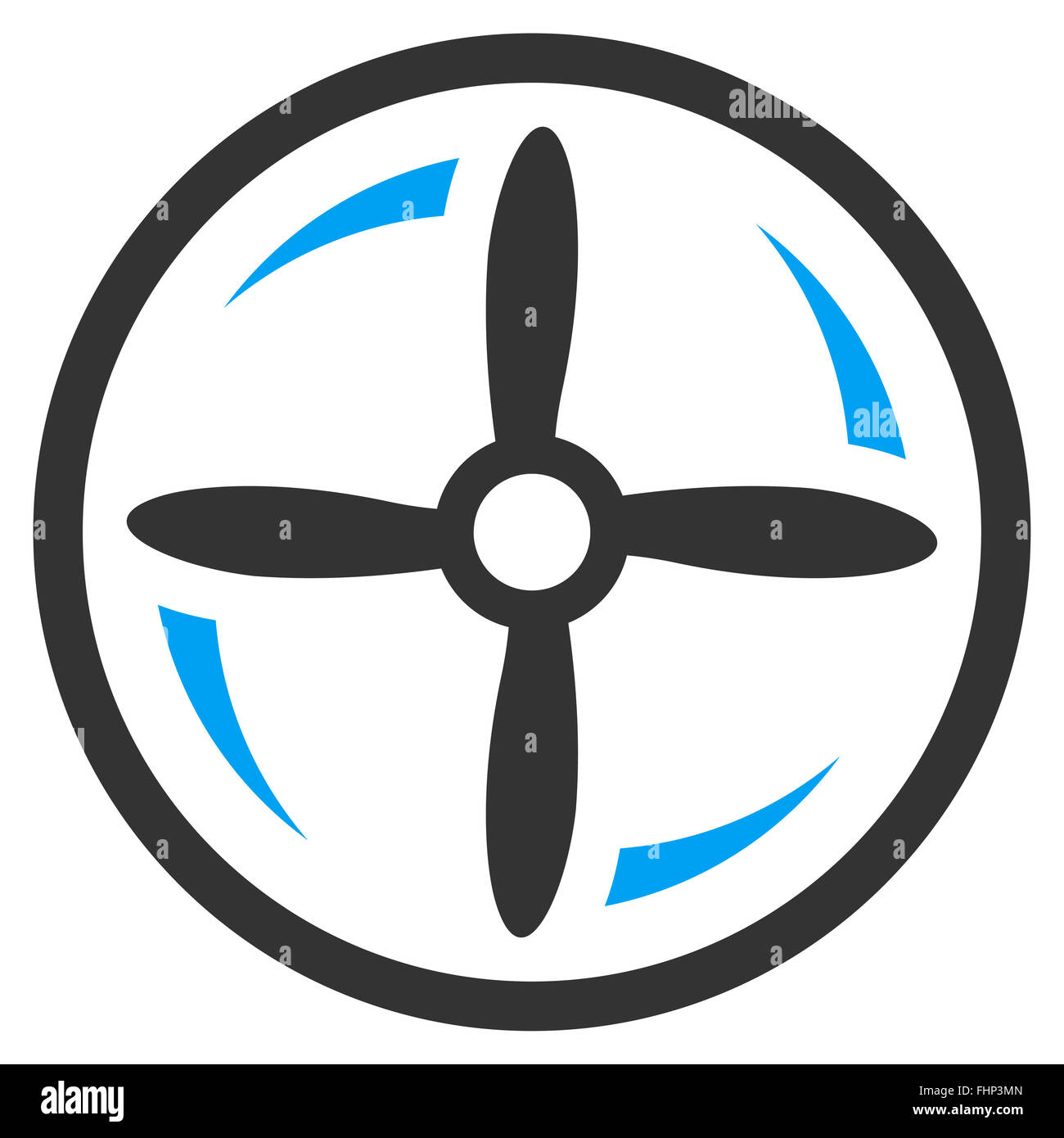 Rotating Screw Flat Icon Stock Photo - Alamy