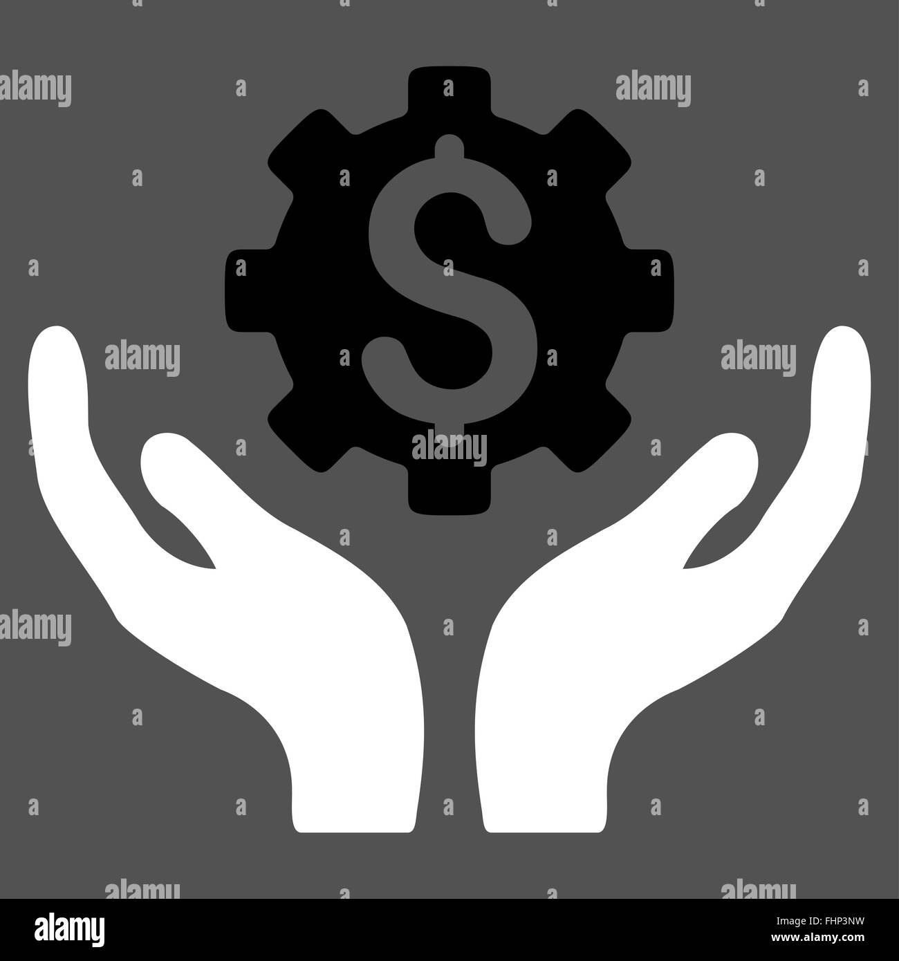 Maintenance Price Icon Stock Photo - Alamy
