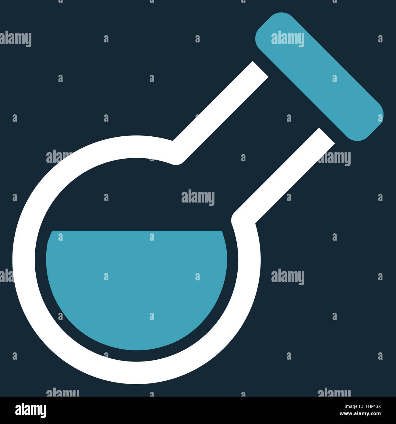 Retort Flat Icon Stock Photo - Alamy