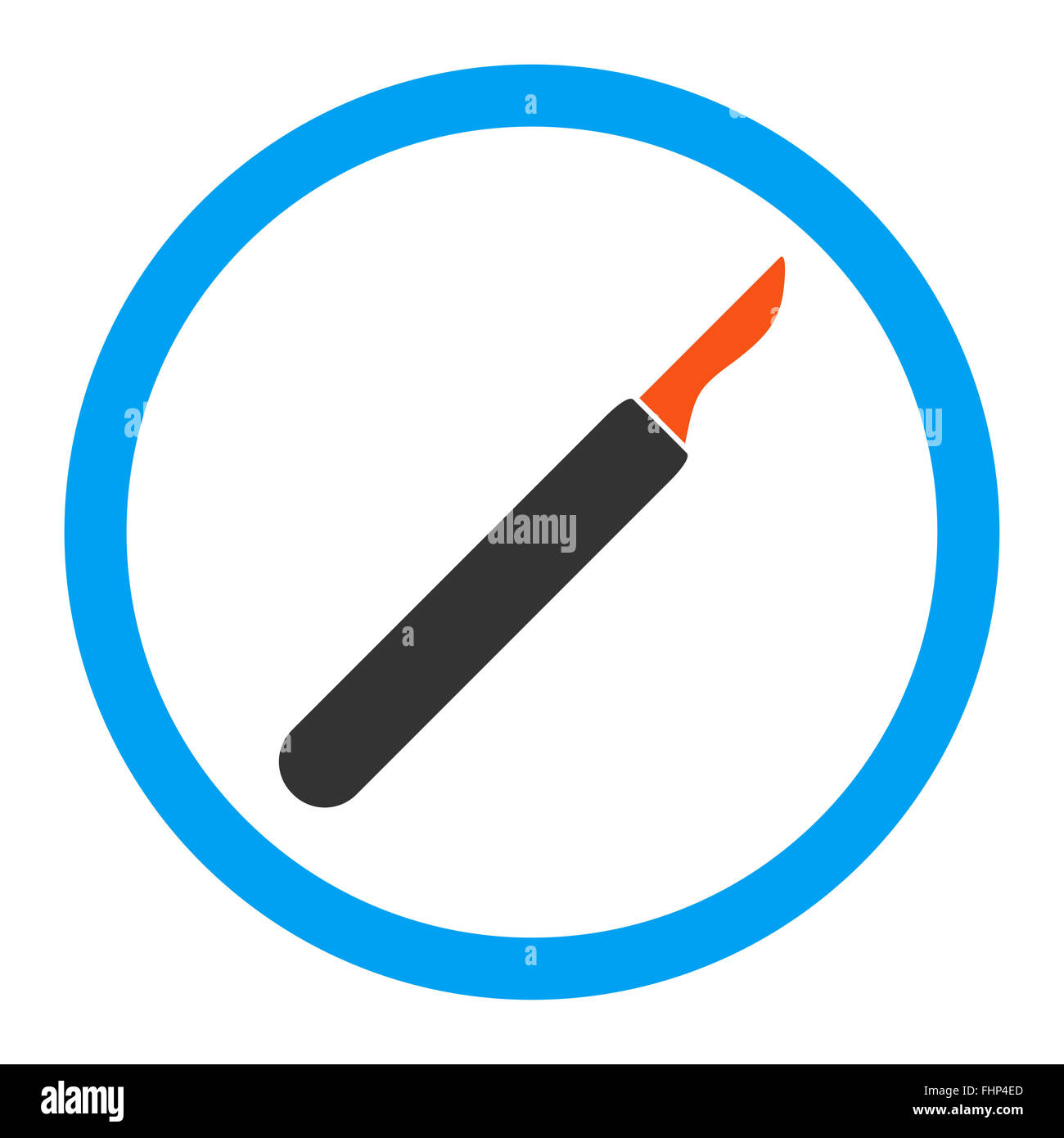 Scalpel Rounded Vector Icon Stock Photo - Alamy