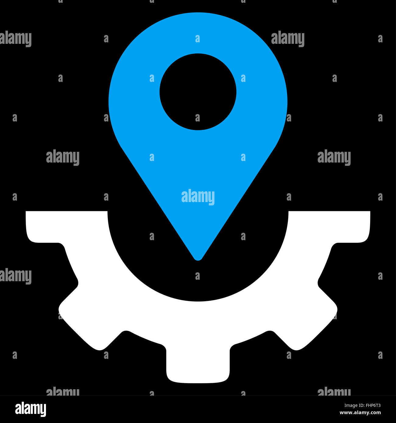 Service Map Marker Icon Stock Photo - Alamy