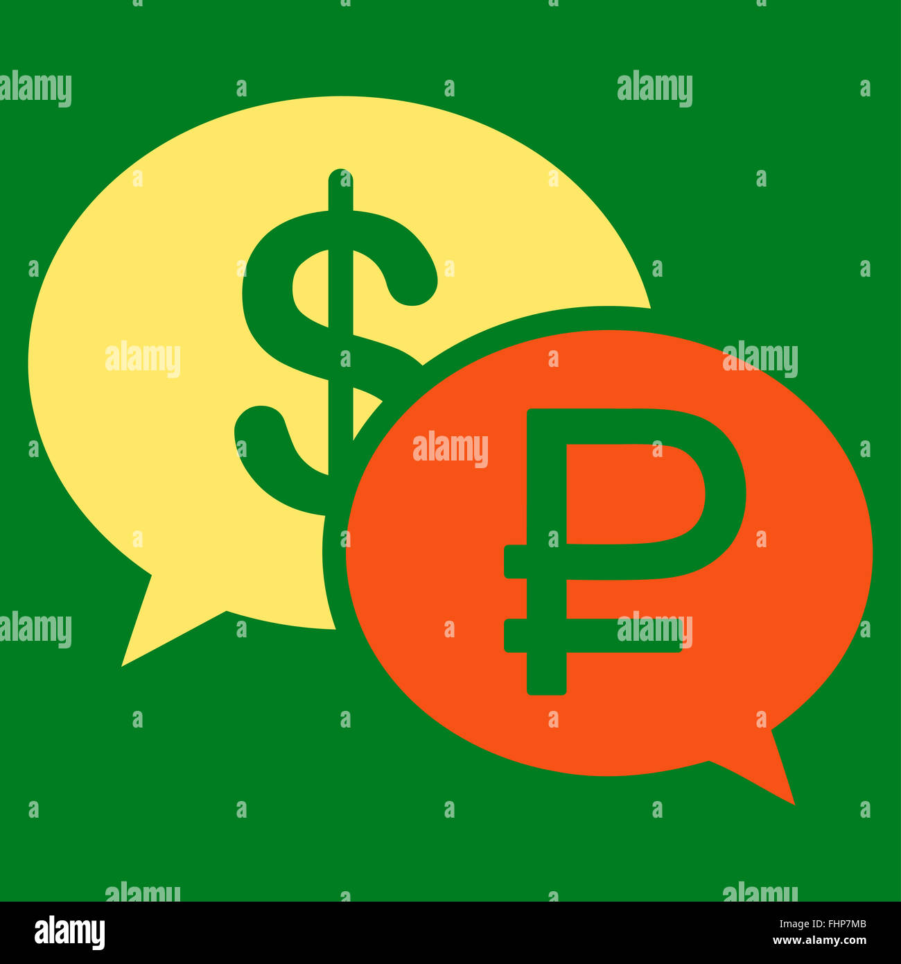 Rouble Dollar Transaction Icon Stock Photo - Alamy