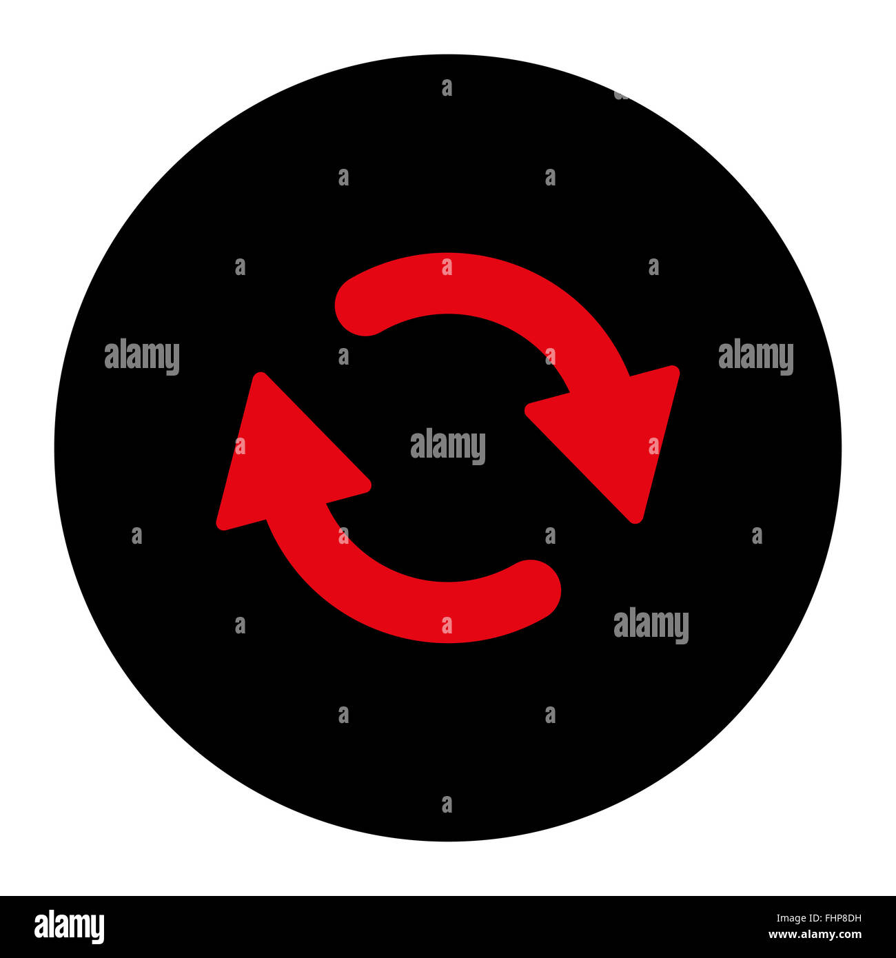 Refresh Redvector Refresh flat intensive red and black colors round button Stock Photo ...