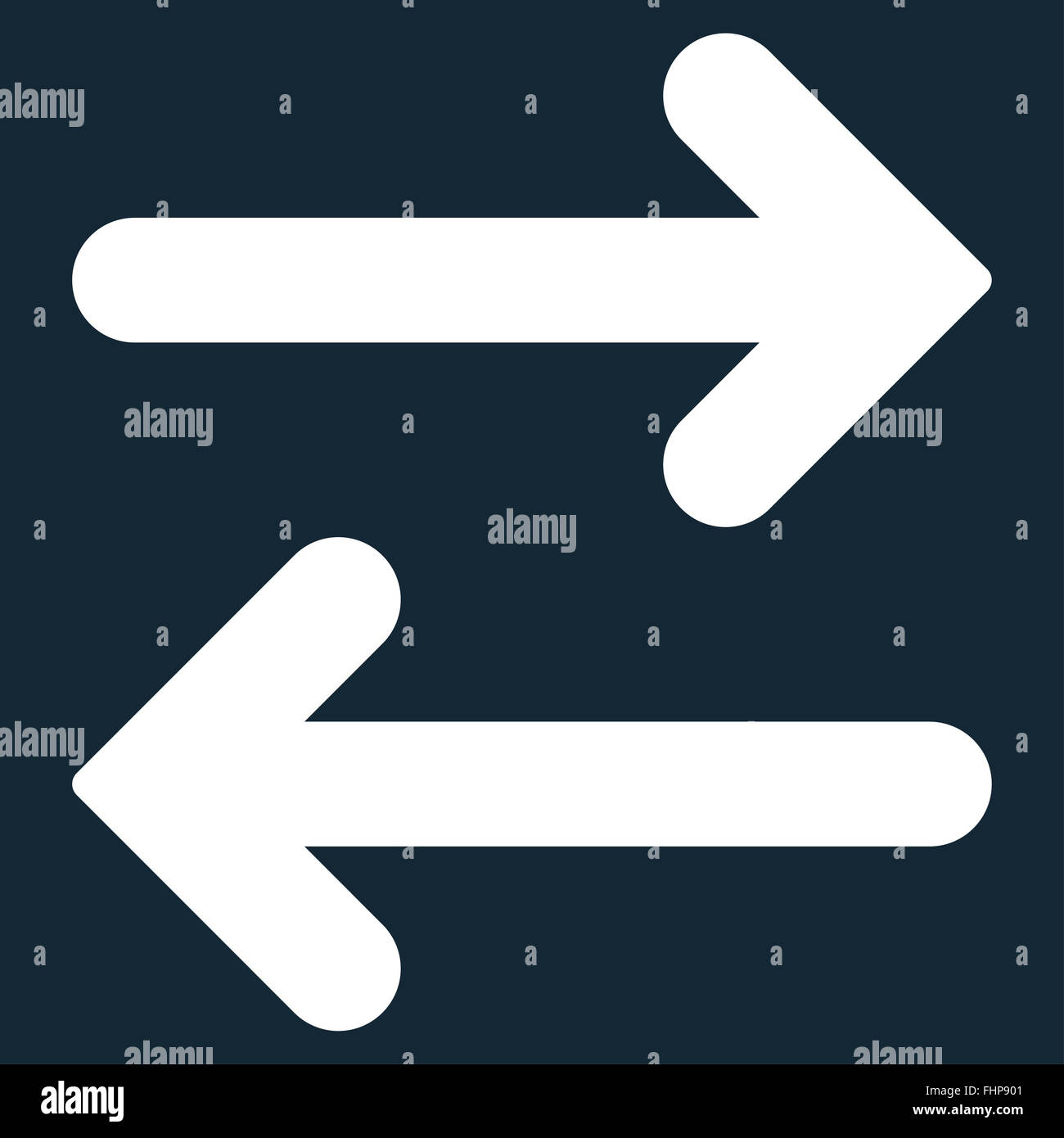 Flip Horizontal flat white color icon Stock Photo - Alamy