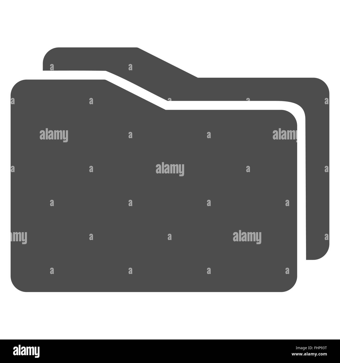 Folders icon Black and White Stock Photos & Images - Alamy