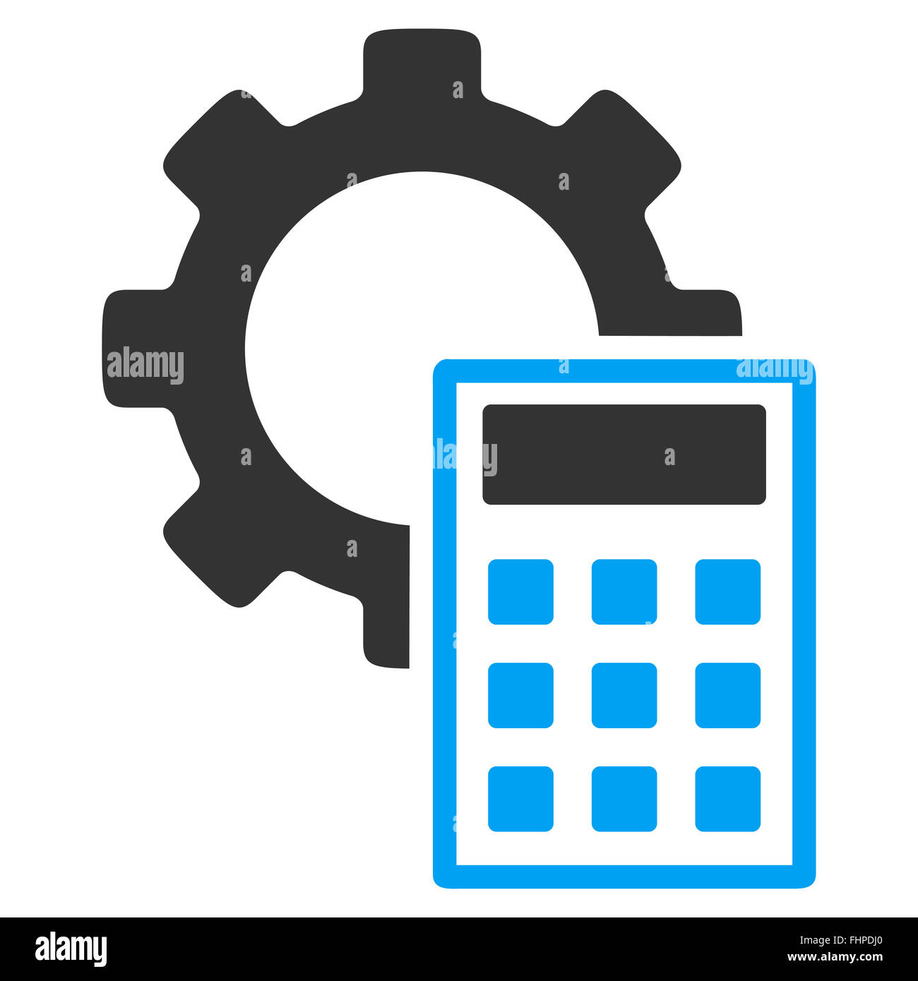 Engineering Calculations Flat Icon Stock Photo