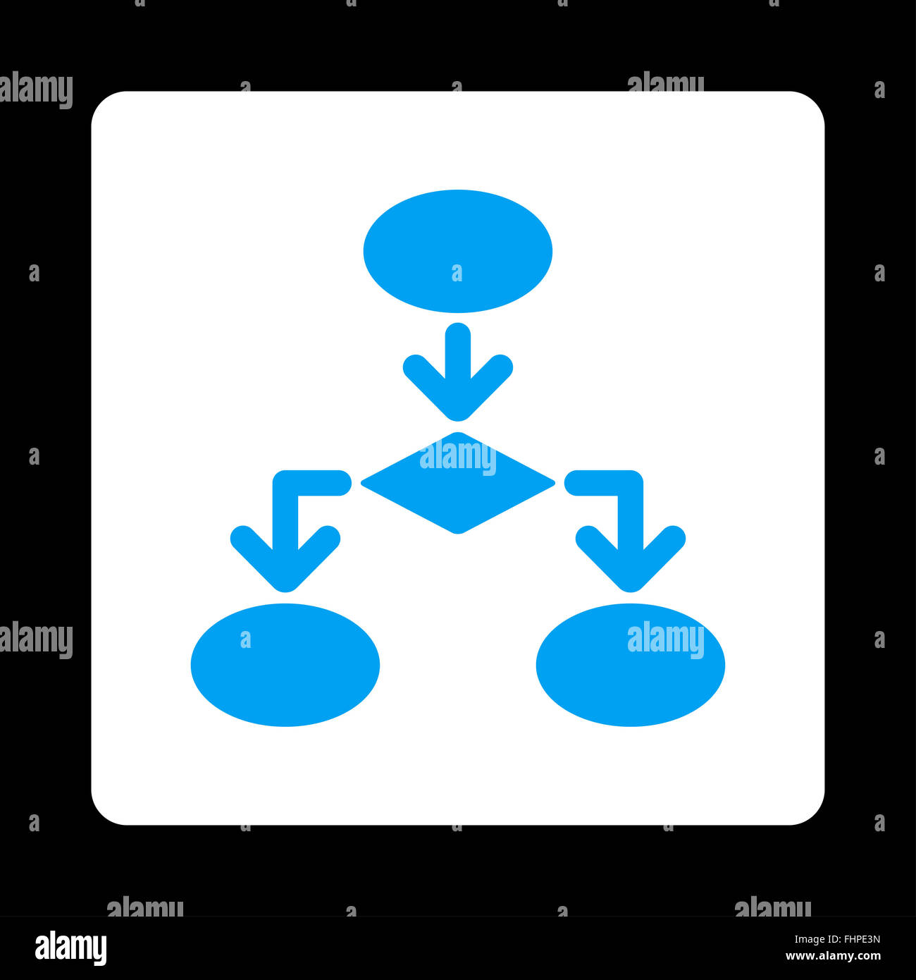 Flowchart Icon from Commerce Buttons OverColor Set Stock Photo - Alamy