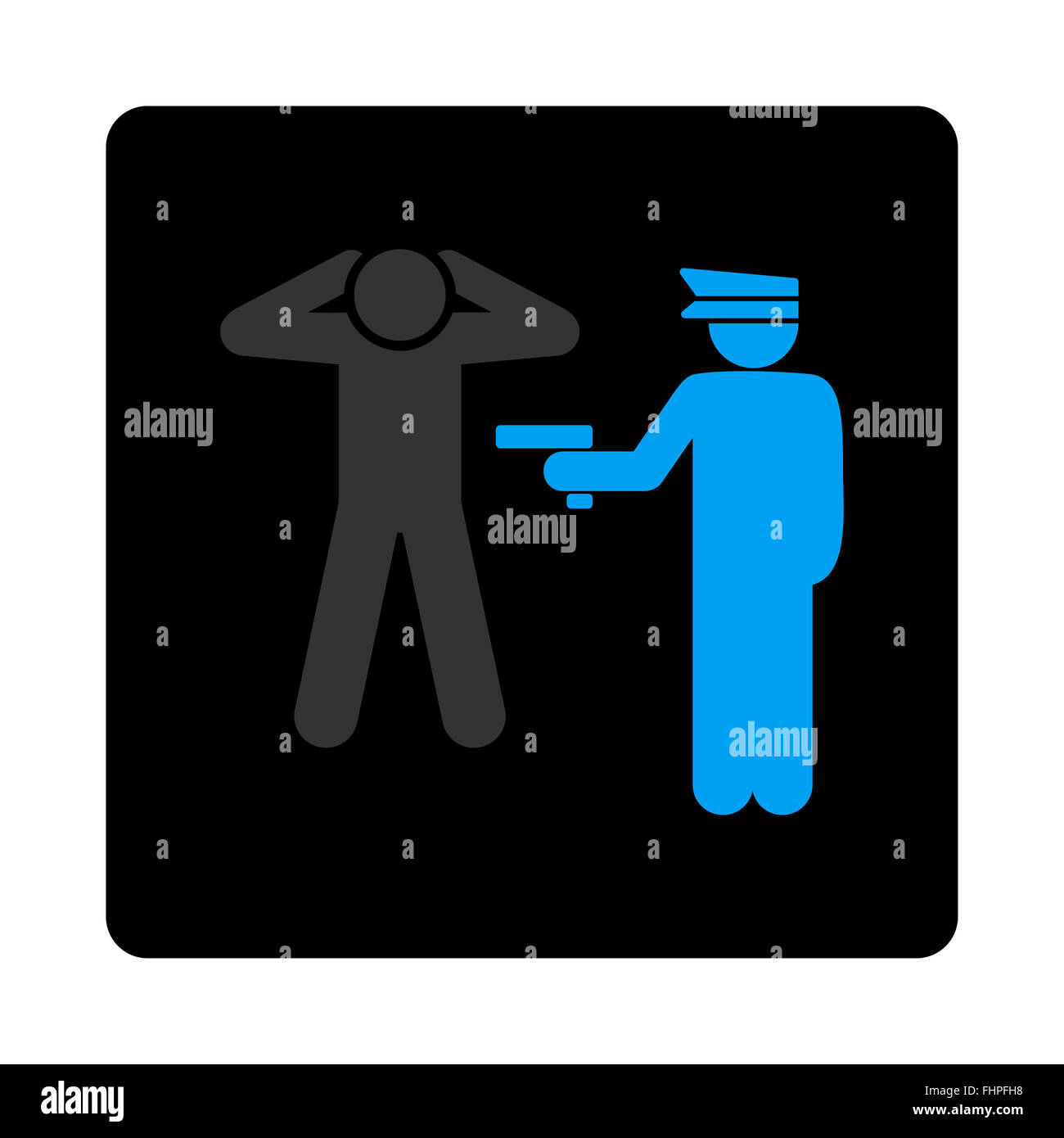 Angry guard prisoner hi-res stock photography and images - Alamy