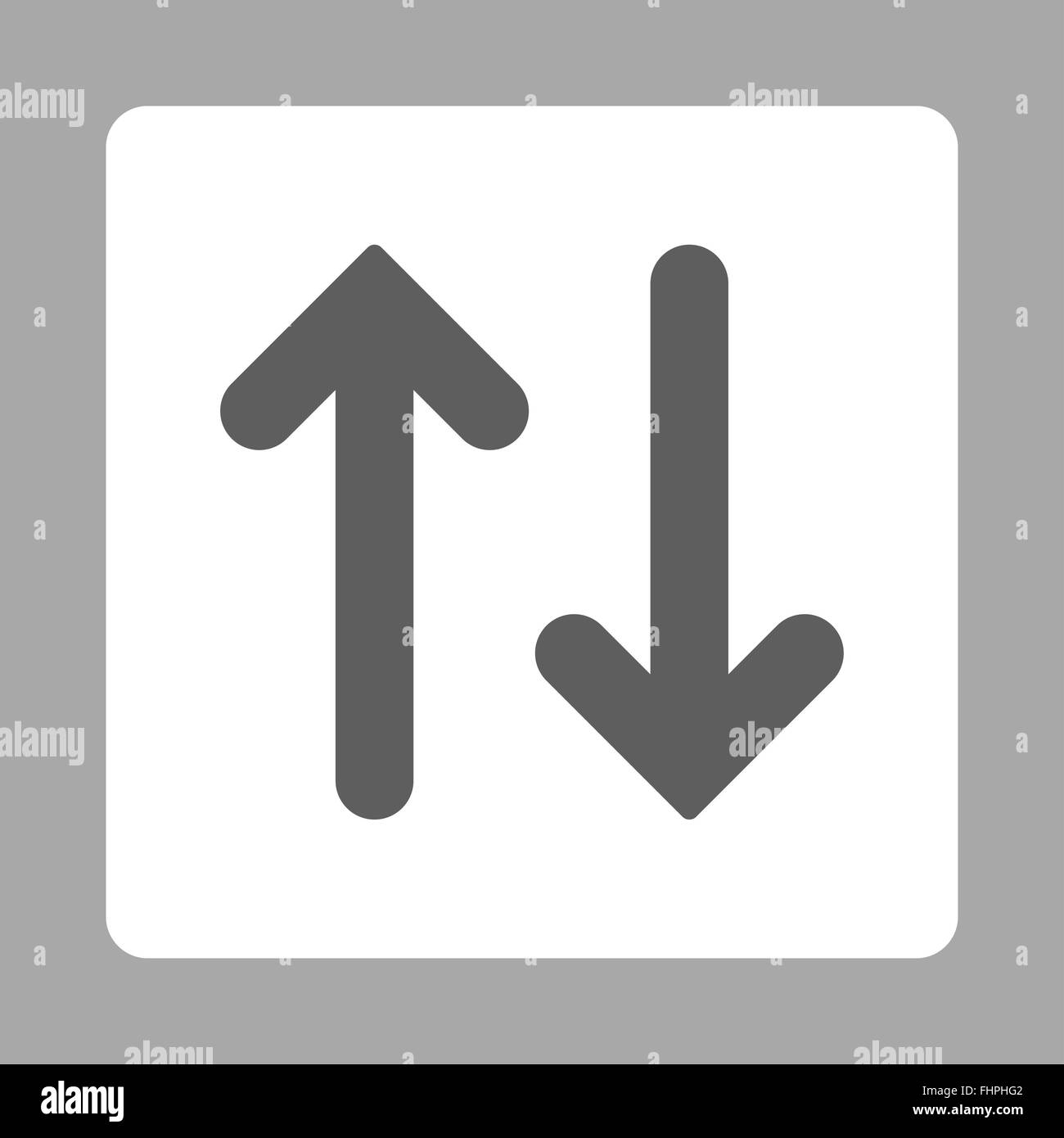 Flip Vertical flat dark gray and white colors rounded button Stock ...