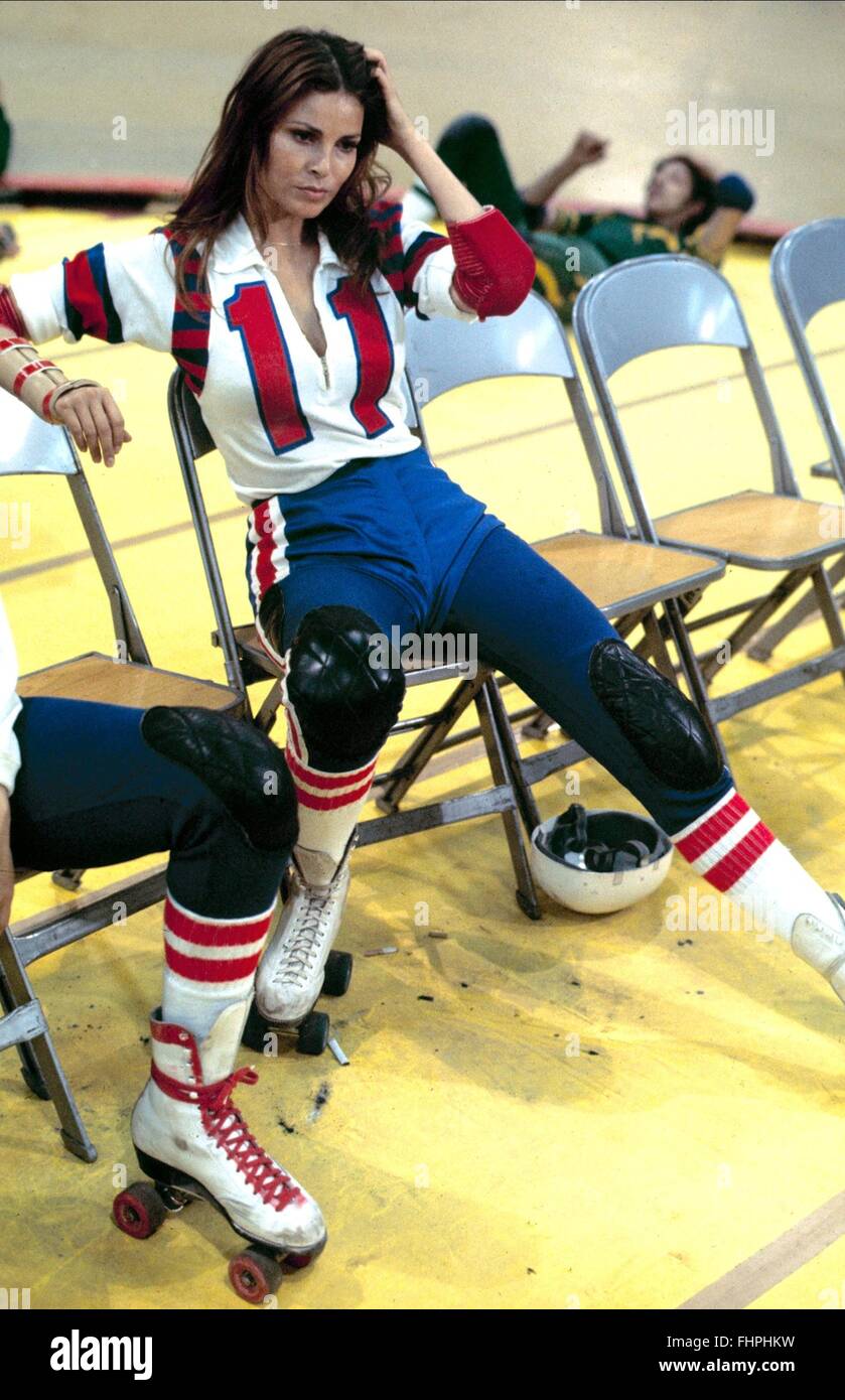 RAQUEL WELCH KANSAS CITY BOMBER (1972 Stock Photo