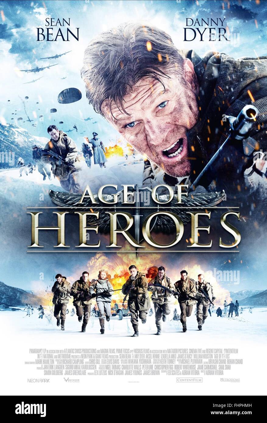 Danny Dyer Sean Bean Poster Age Of Heroes 11 Stock Photo Alamy