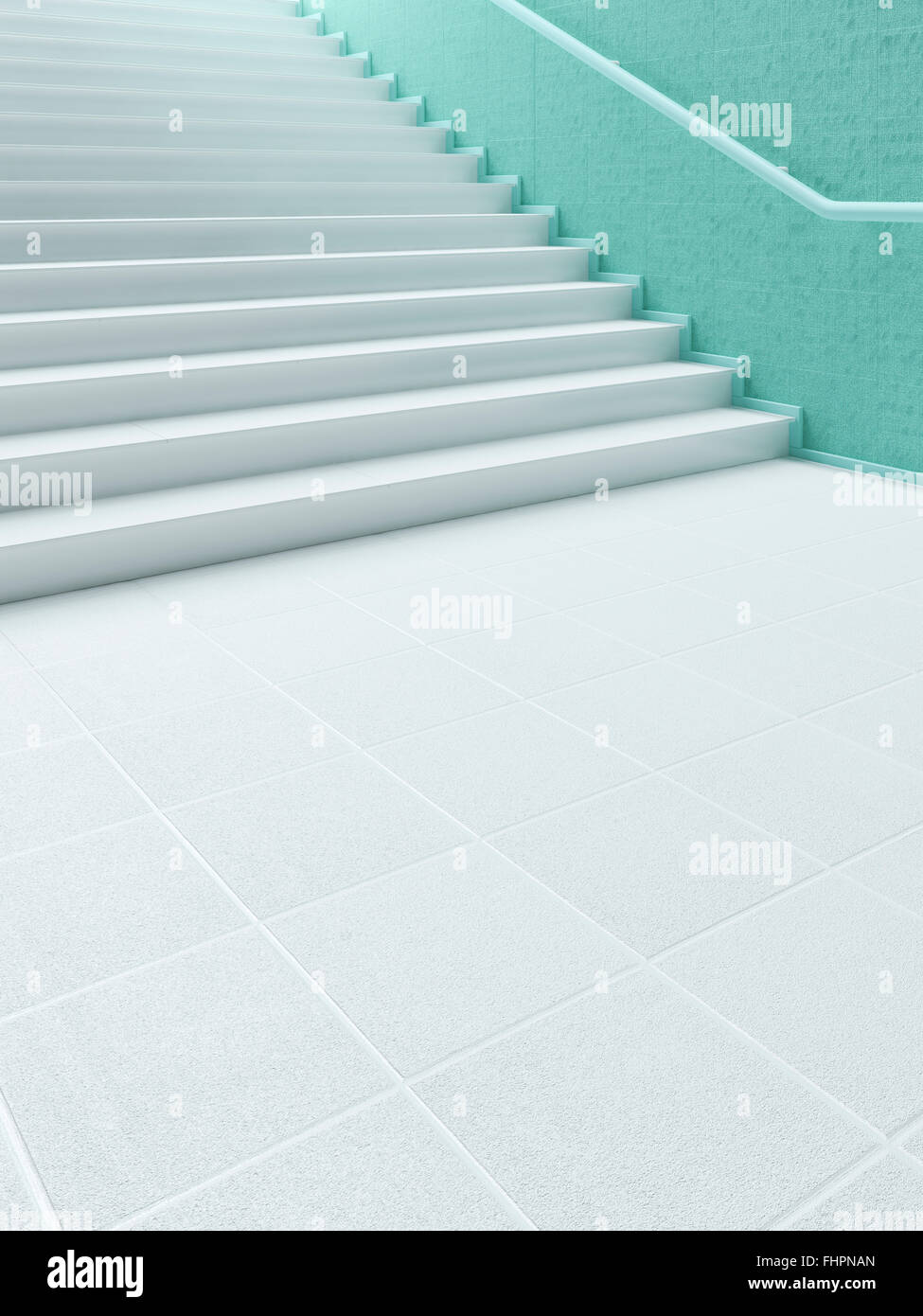 Stairs 3d illustration hi-res stock photography and images - Alamy