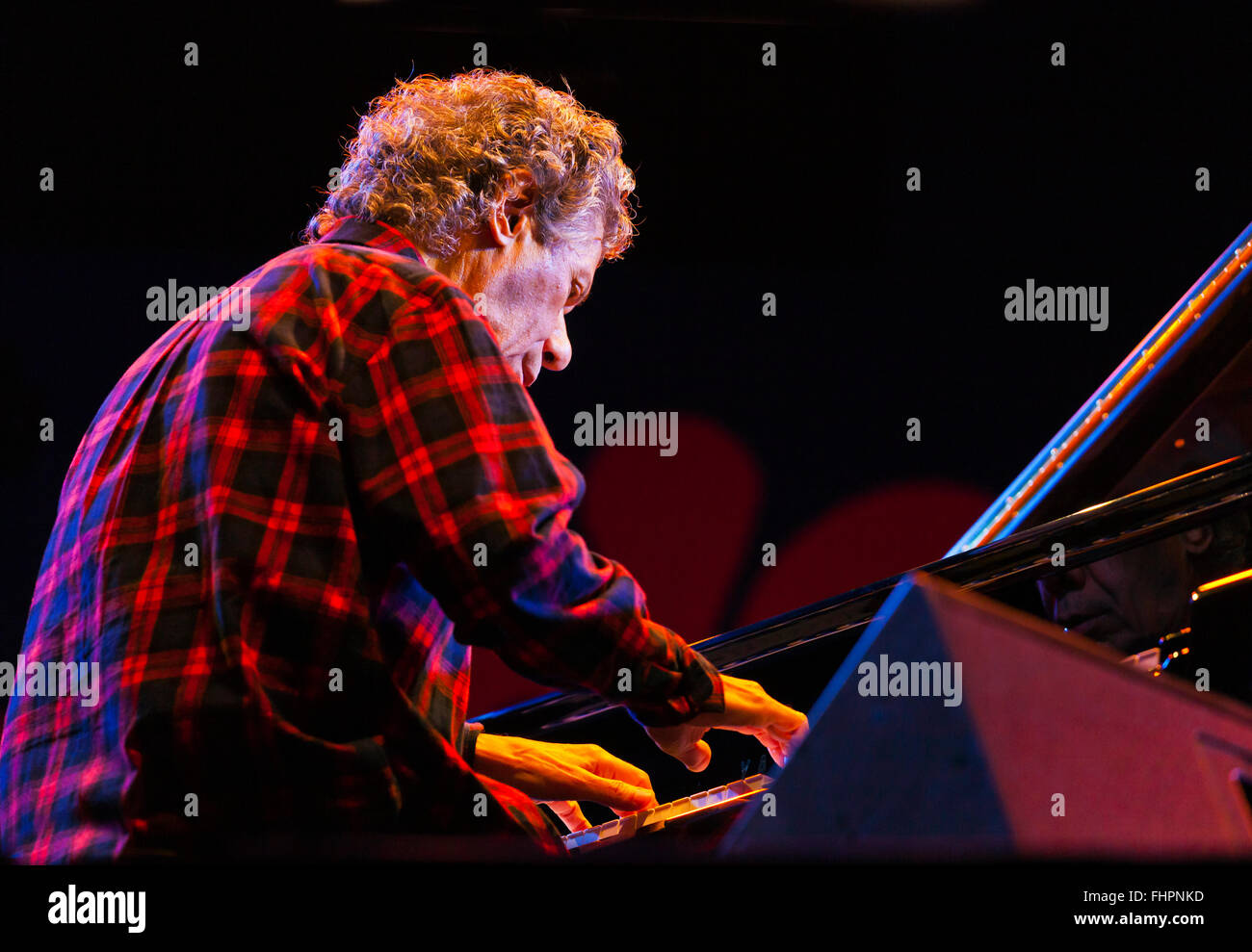 CHIC COREA performs at the 58th Monterey Jazz Festival - California Stock Photo