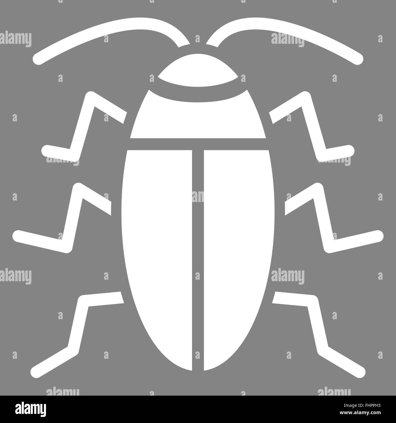 Cockroach Flat Icon Stock Photo - Alamy