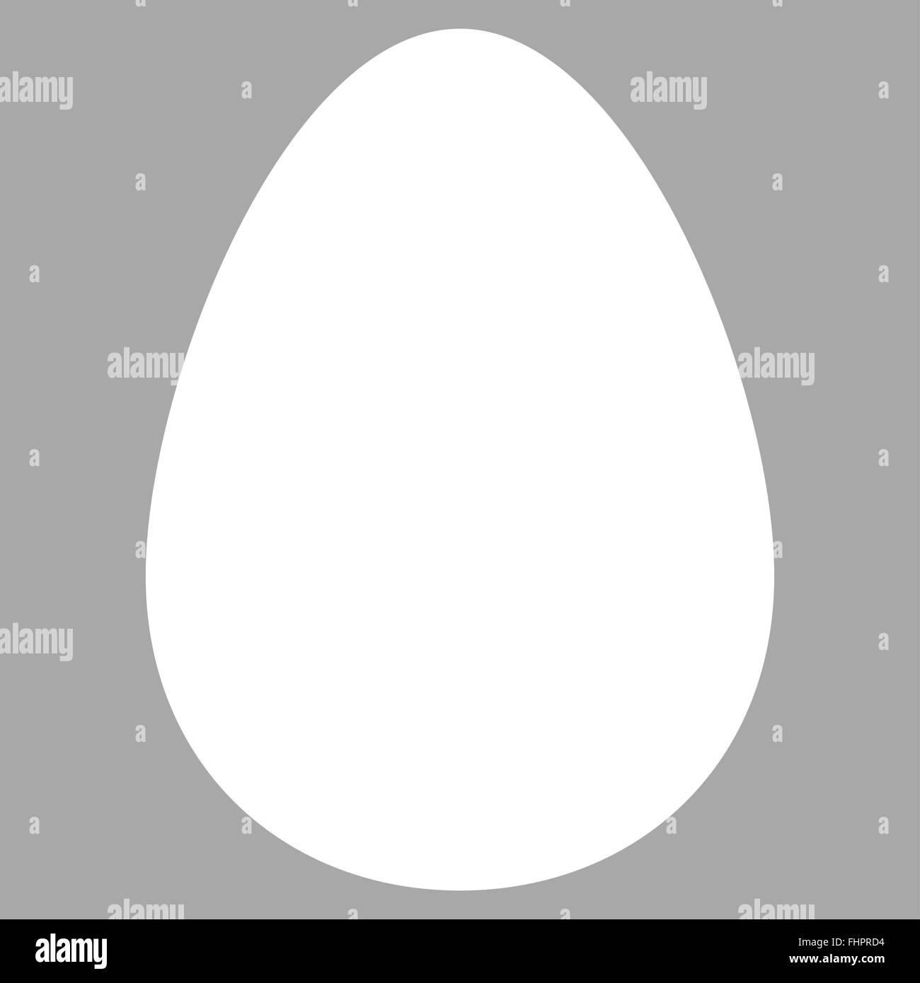 Egg flat white color icon Stock Photo - Alamy