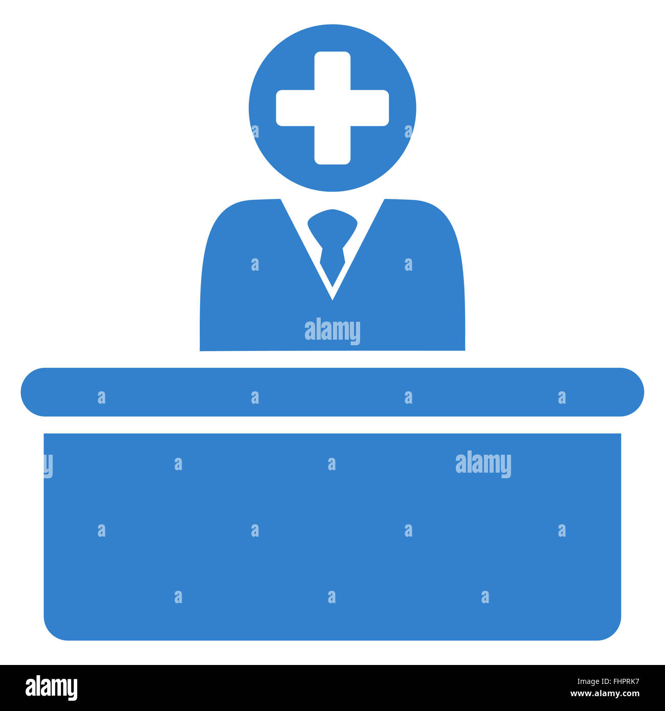 Medical Bureaucrat Icon Stock Photo - Alamy