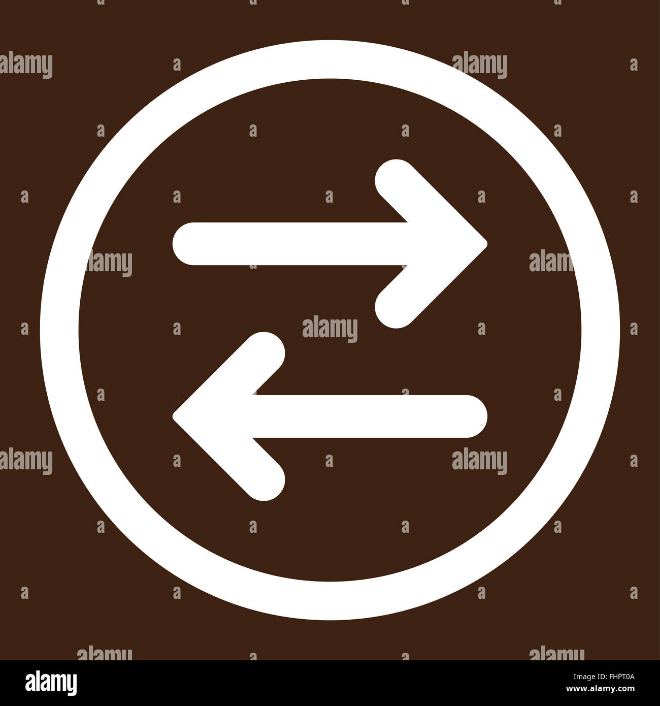 Flip Horizontal flat white color rounded raster icon Stock Photo - Alamy