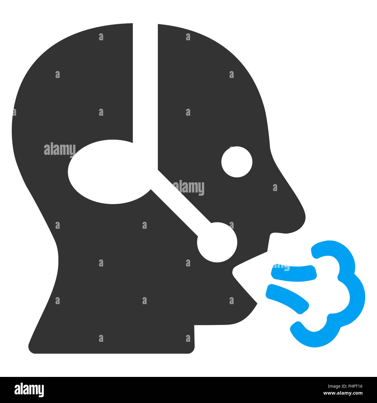 Operator Speech Icon Stock Photo - Alamy