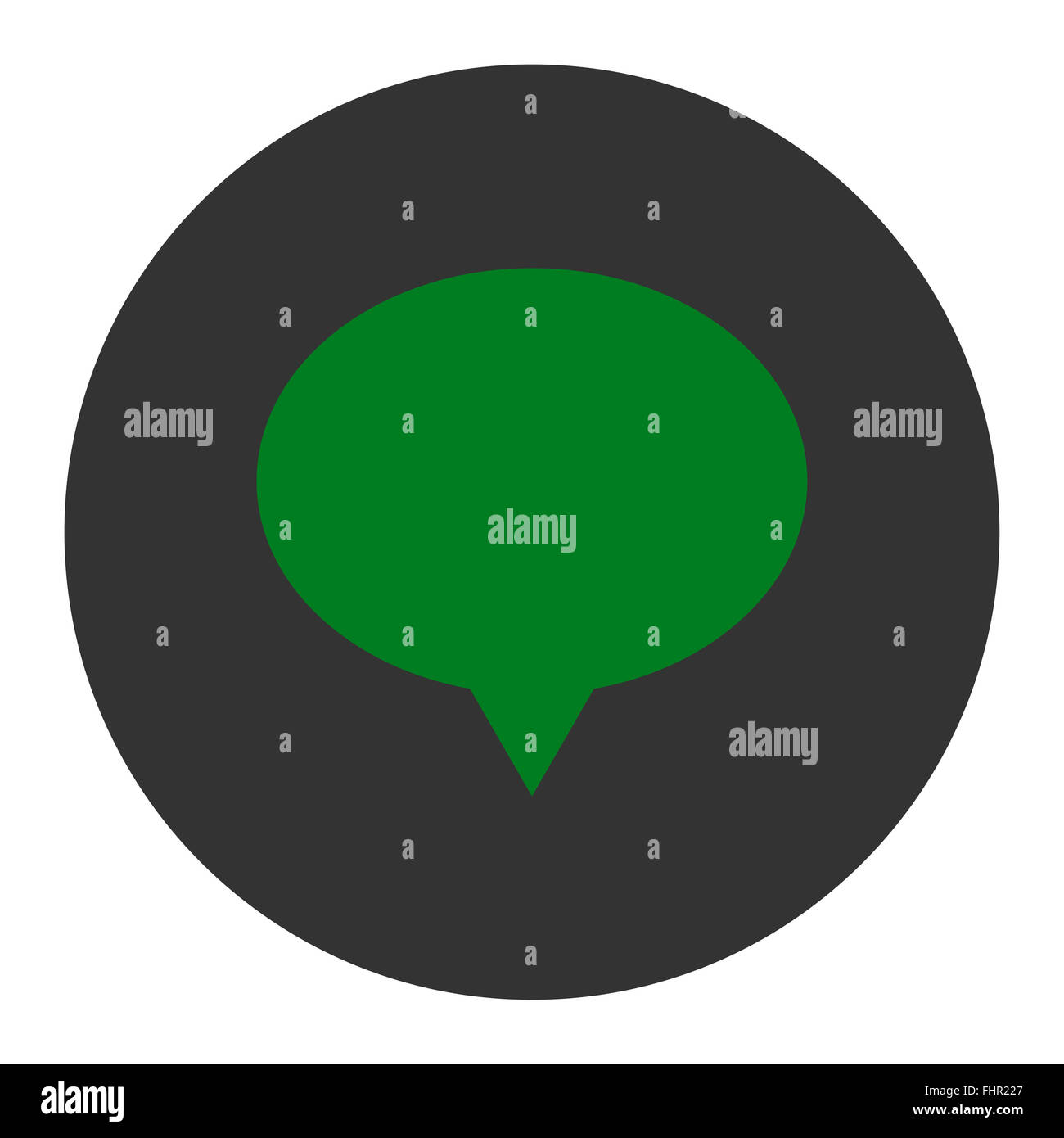 Banner flat green and gray colors round button Stock Photo - Alamy