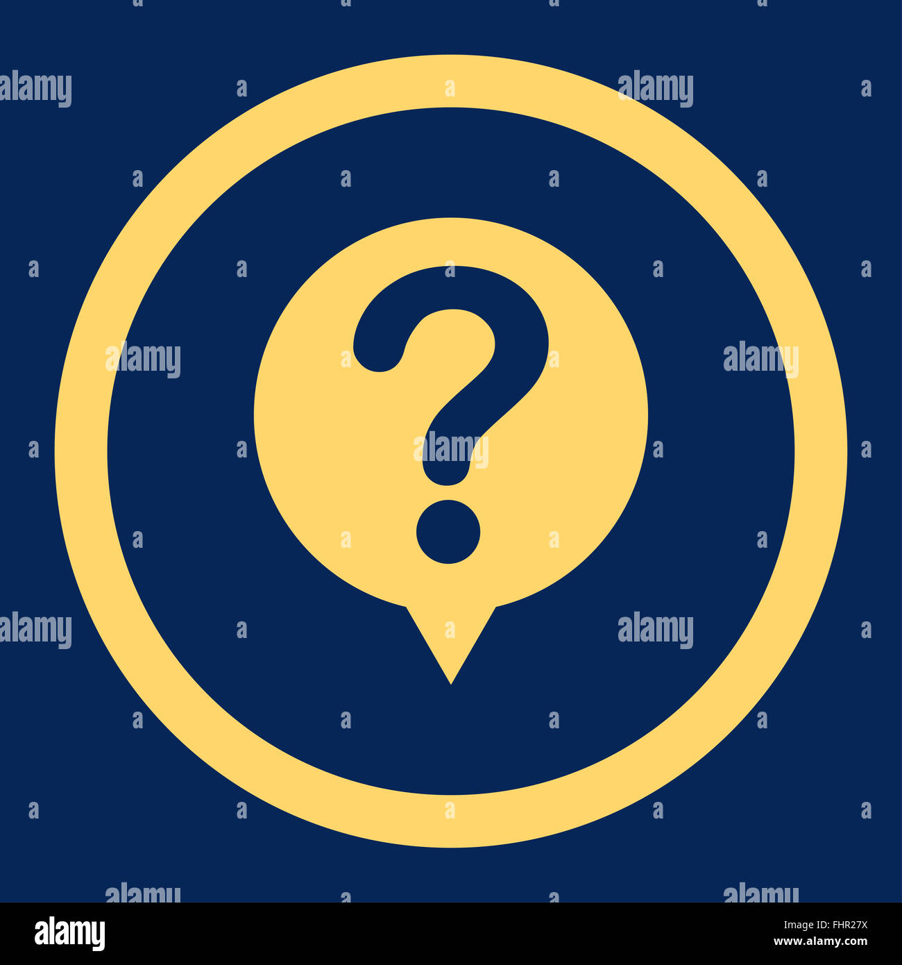 Status flat yellow color rounded vector icon Stock Photo - Alamy