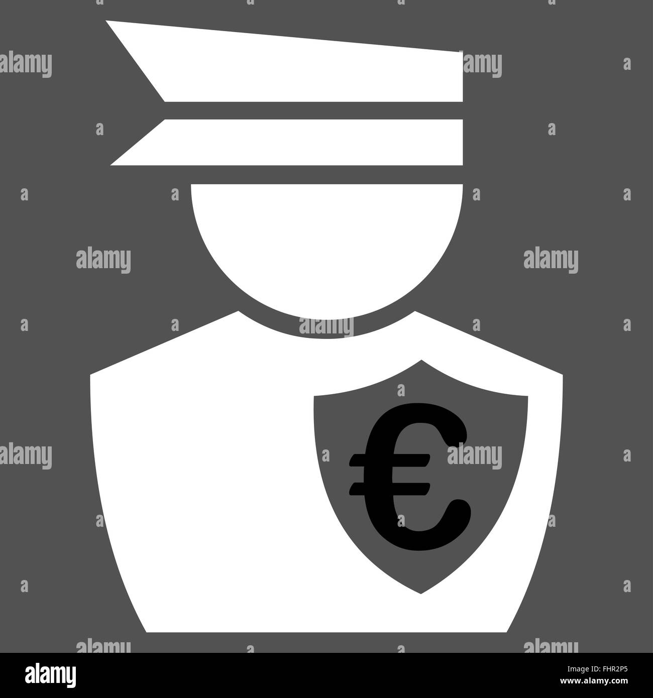 Man icon euro symbol Black and White Stock Photos & Images - Alamy