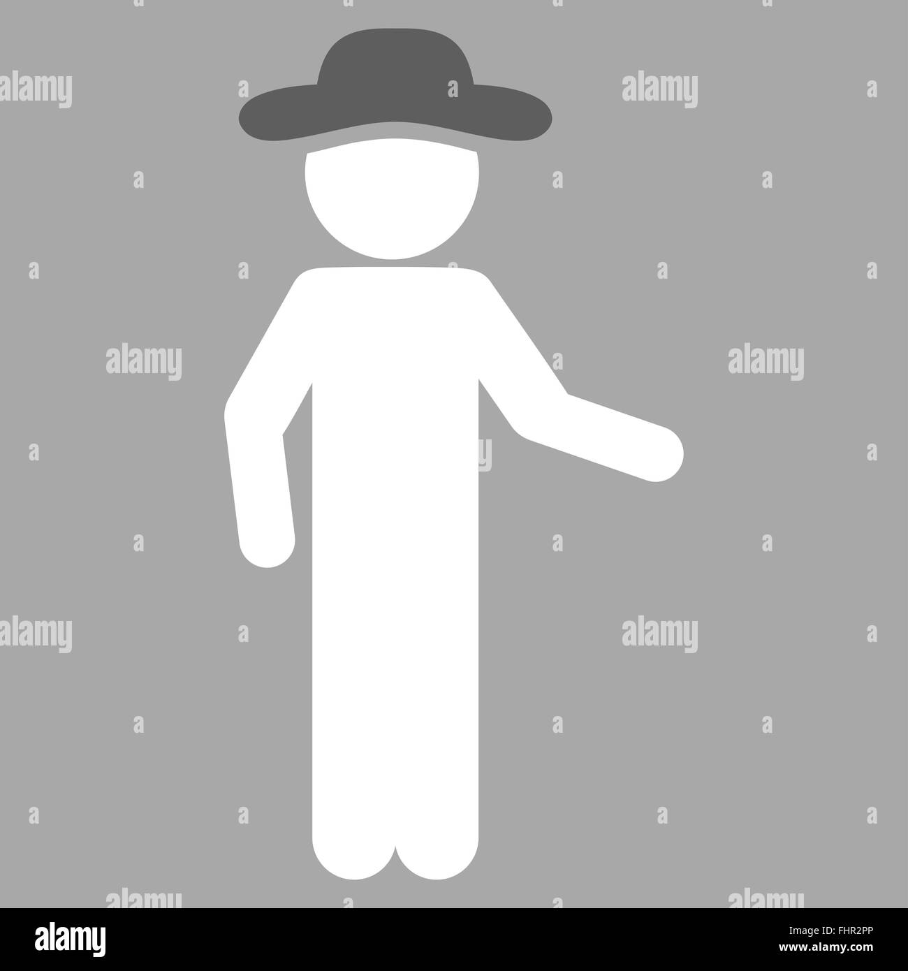 guy invitation icon stock