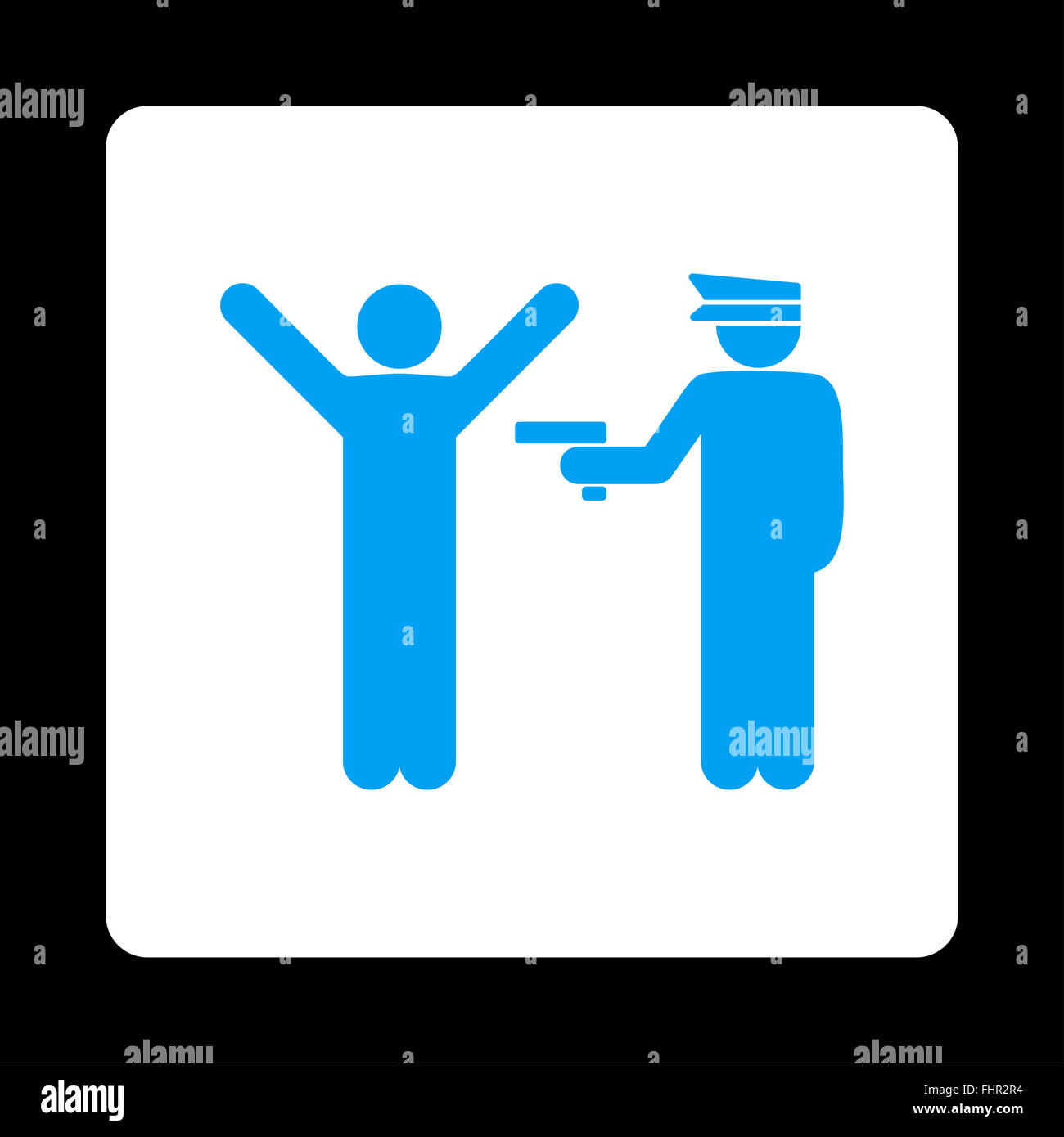 Angry guard prisoner hi-res stock photography and images - Alamy