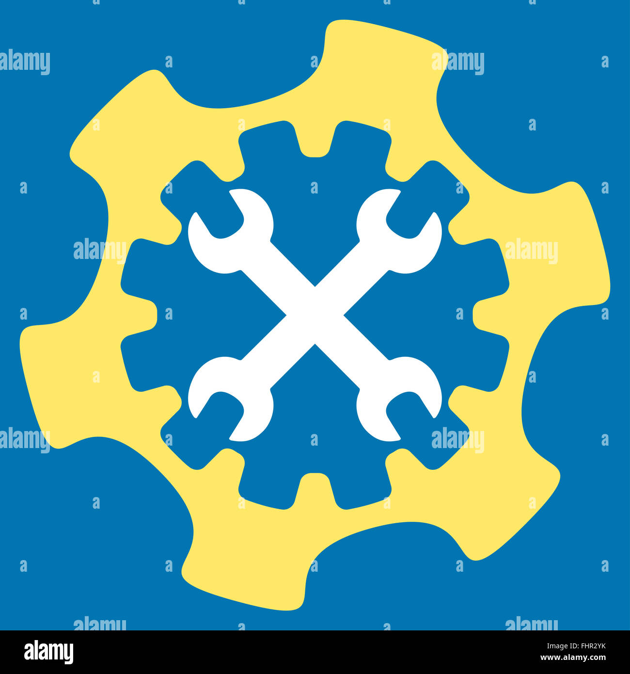 Service Tools Icon Stock Photo - Alamy