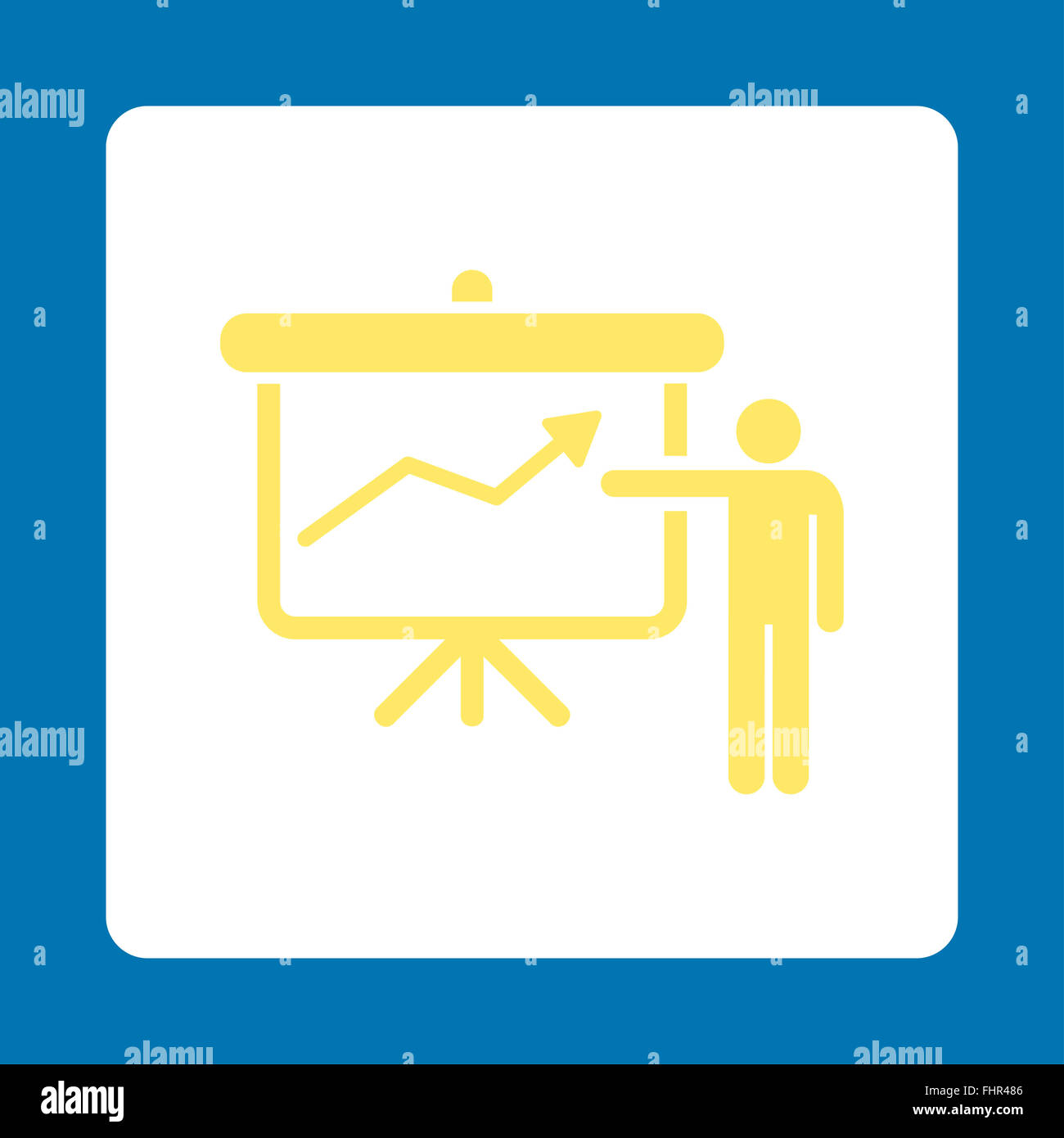 Project Presentation Icon Stock Photo - Alamy