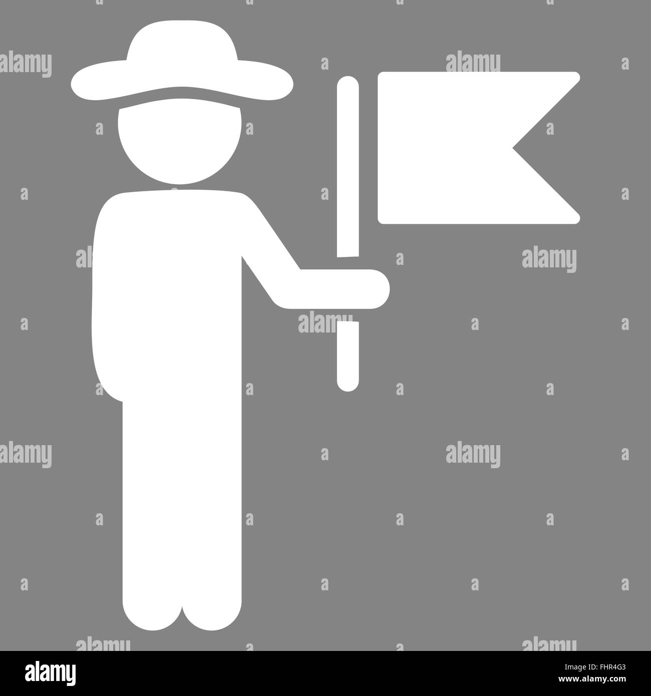 Agent Commander Icon Stock Photo - Alamy