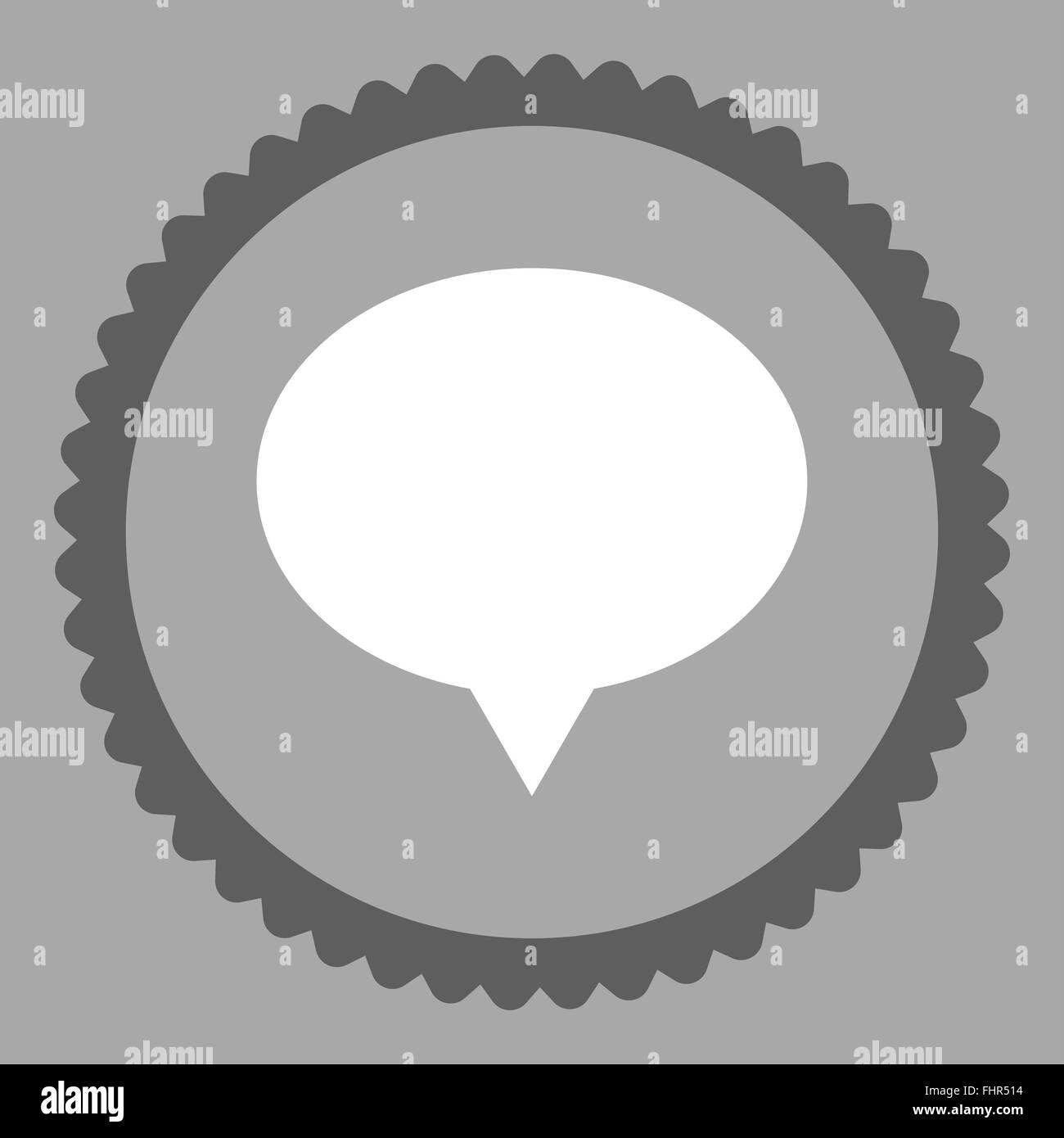 Banner flat dark gray and white colors round stamp icon Stock Photo - Alamy