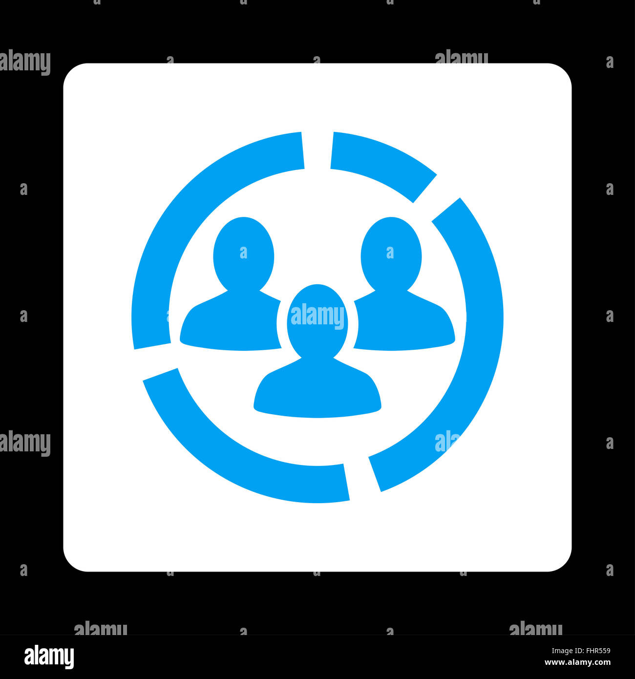 Demography diagram icon Stock Photo - Alamy
