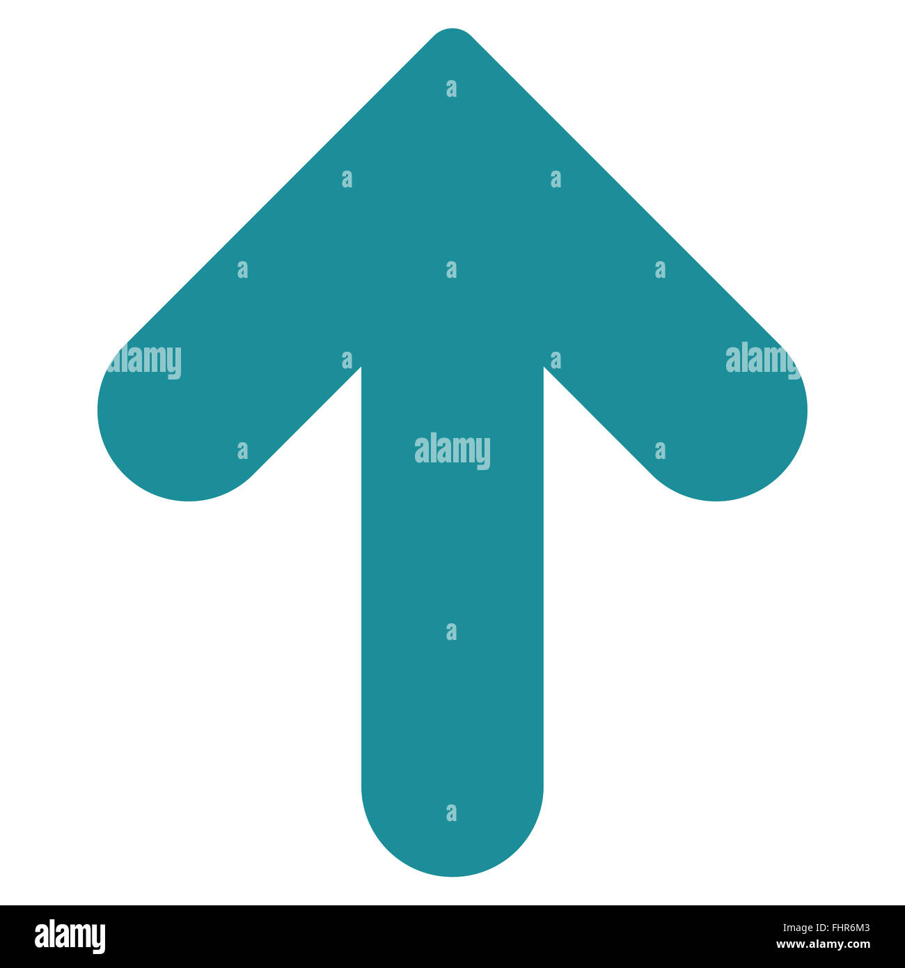 Arrow Up flat soft blue color icon Stock Photo - Alamy