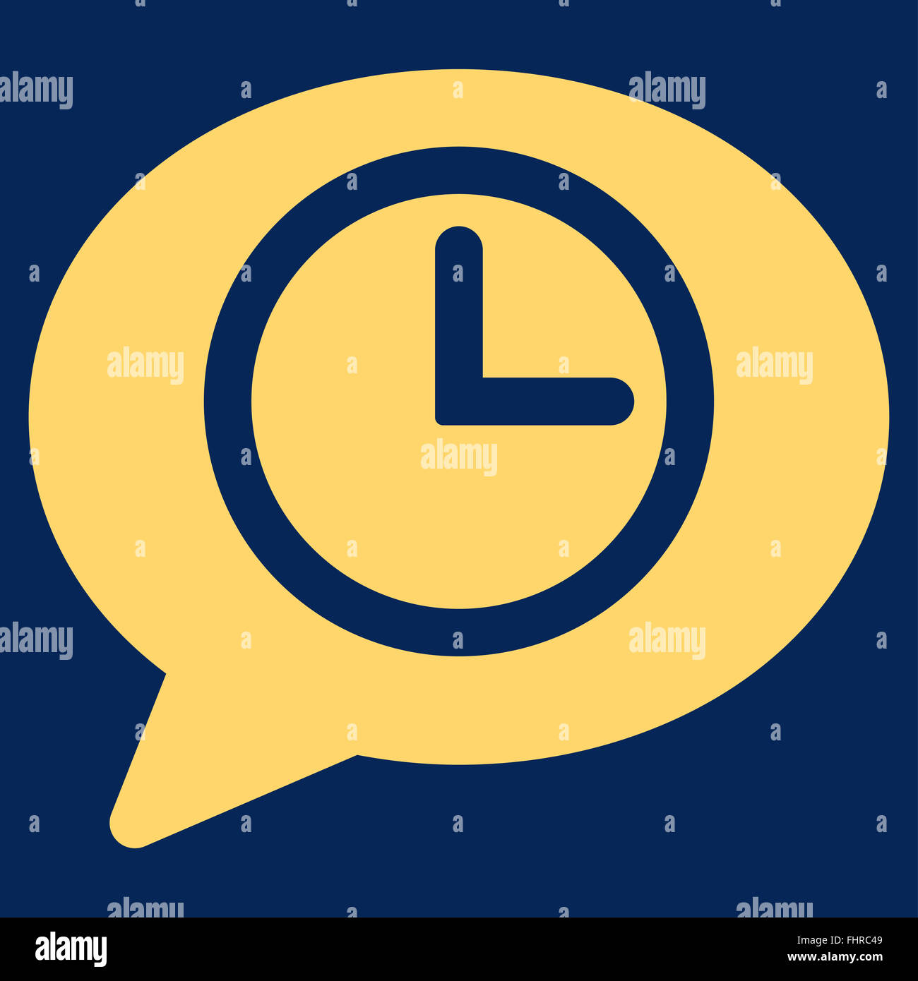 Message Time Icon Stock Photo - Alamy