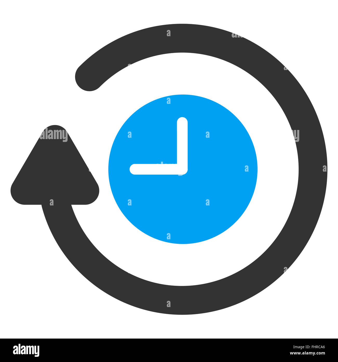 Repeat Clock Icon Stock Photo - Alamy