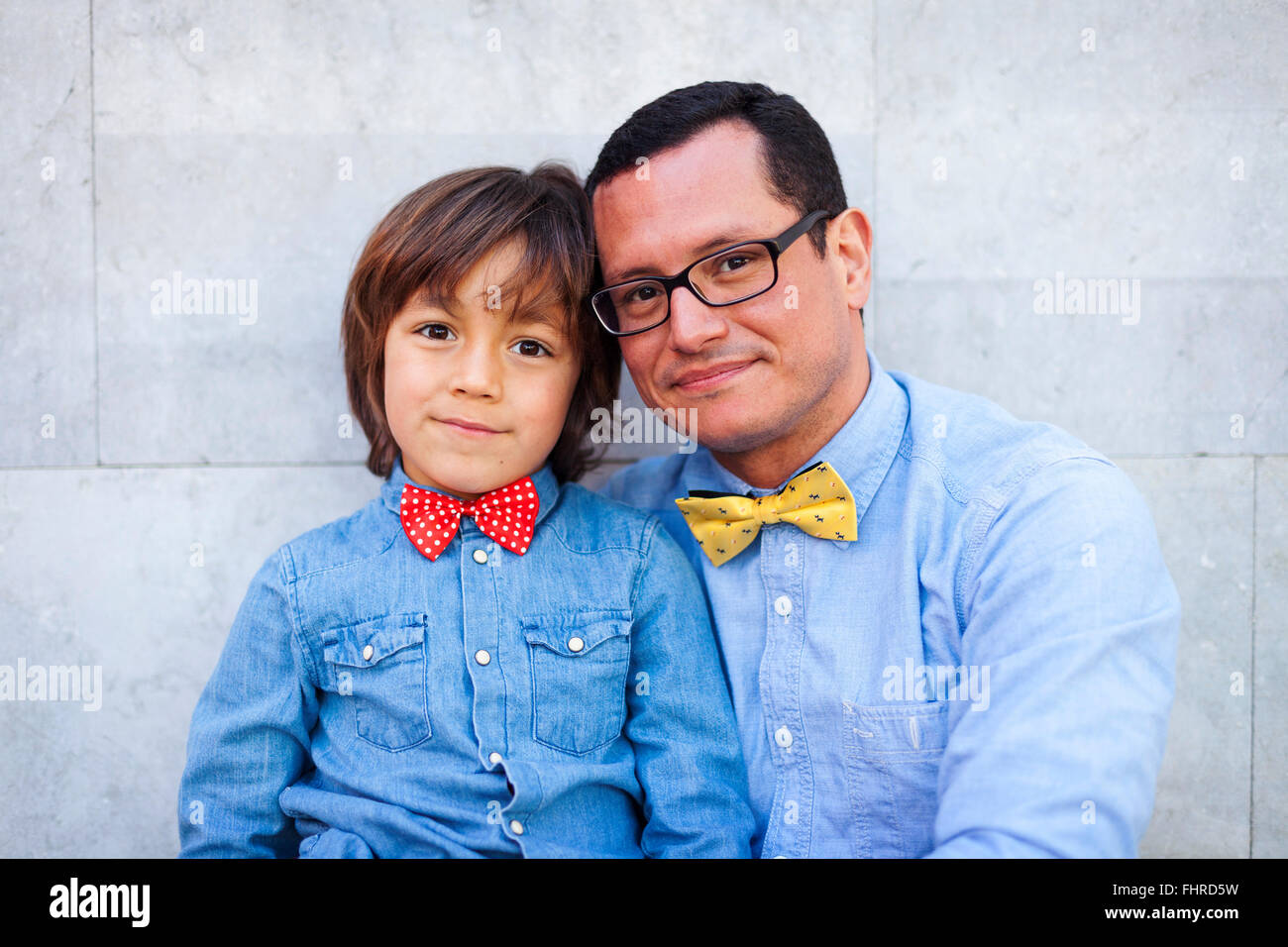 dad and son bow ties