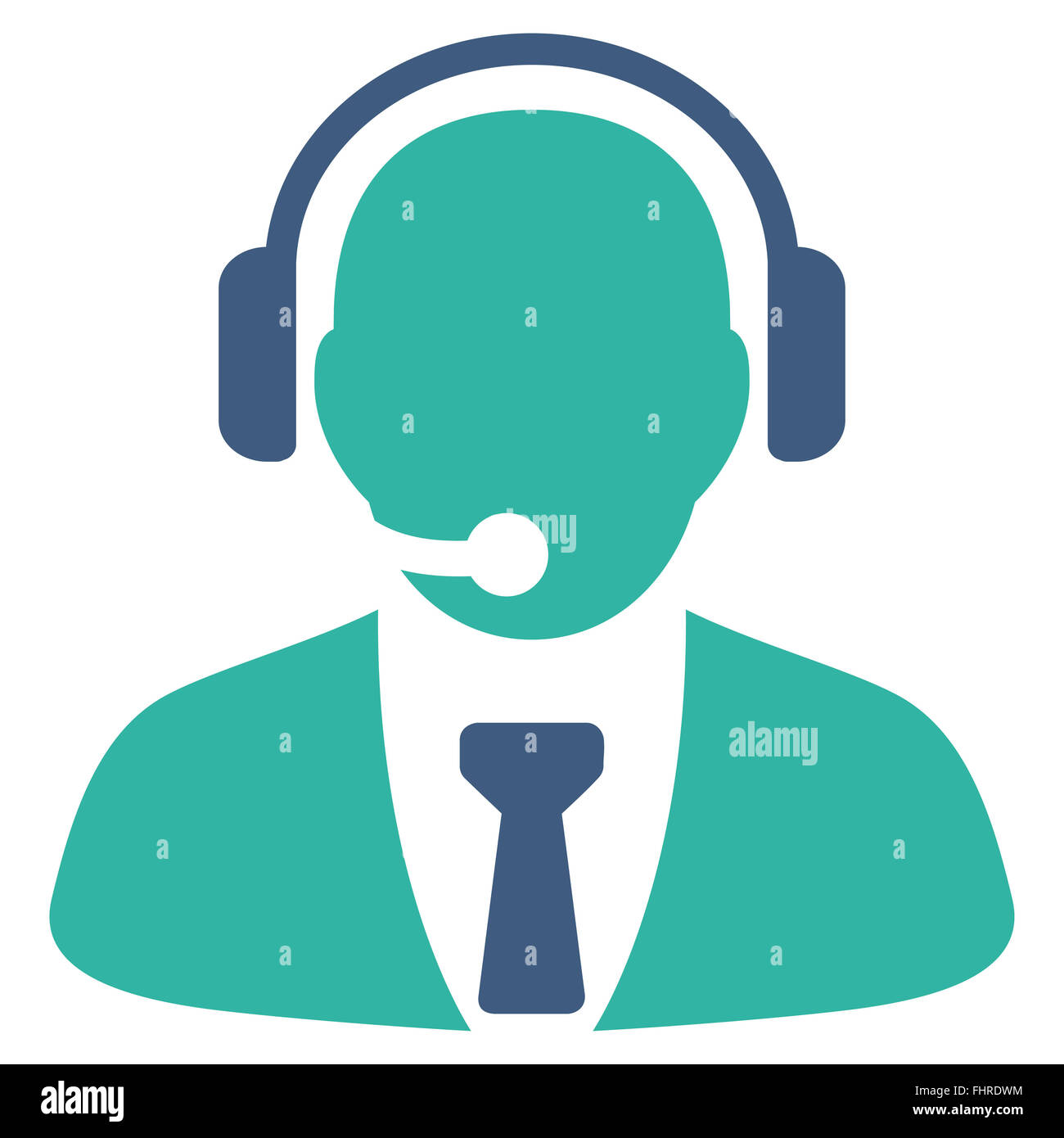 Support Manager Icon Stock Photo - Alamy