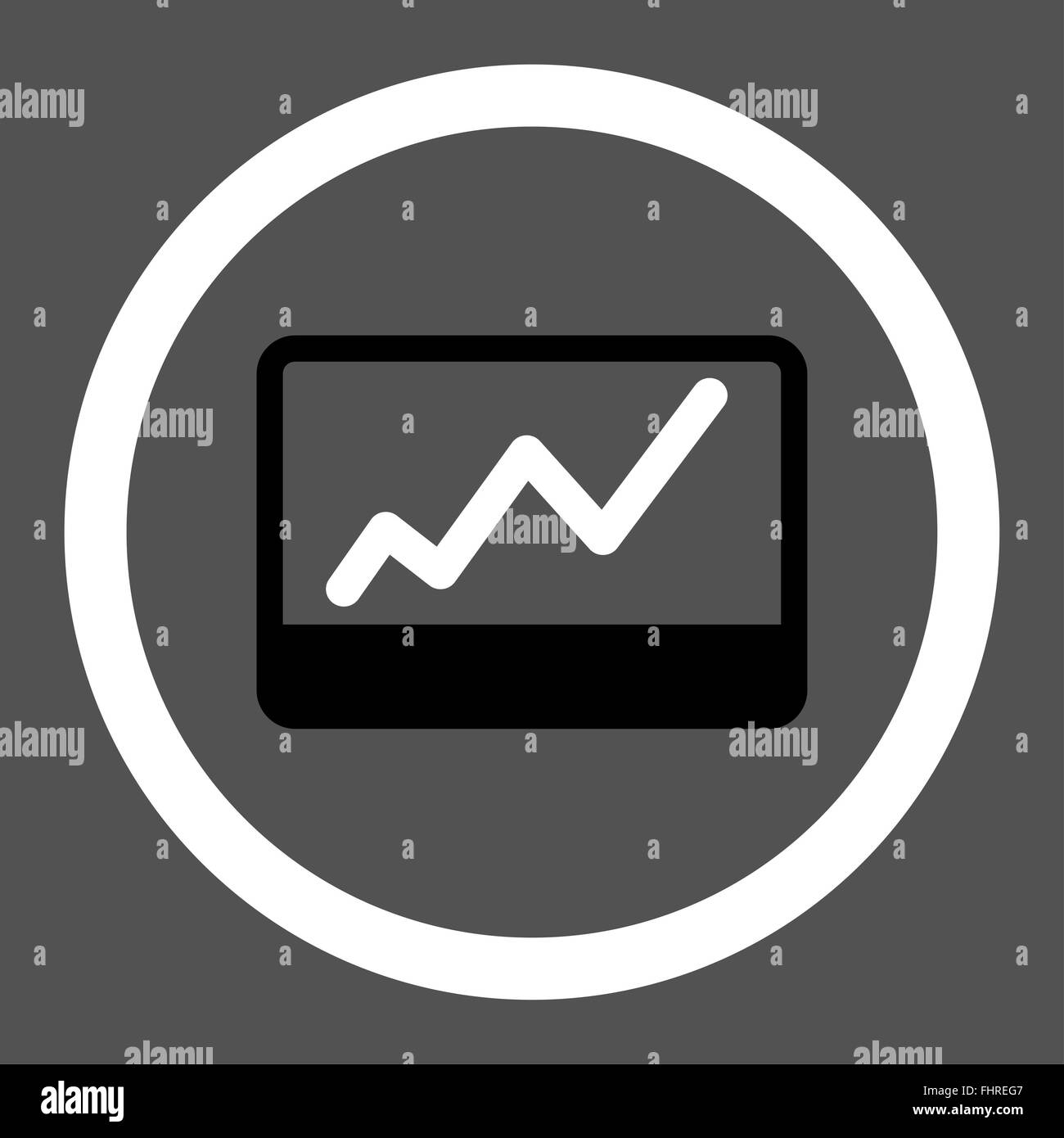 Financial charts stock market data Black and White Stock Photos ...