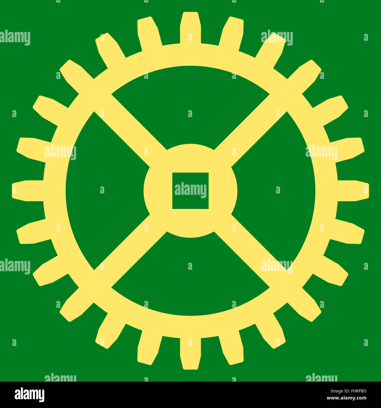 Clock Gear Icon Stock Photo Alamy
