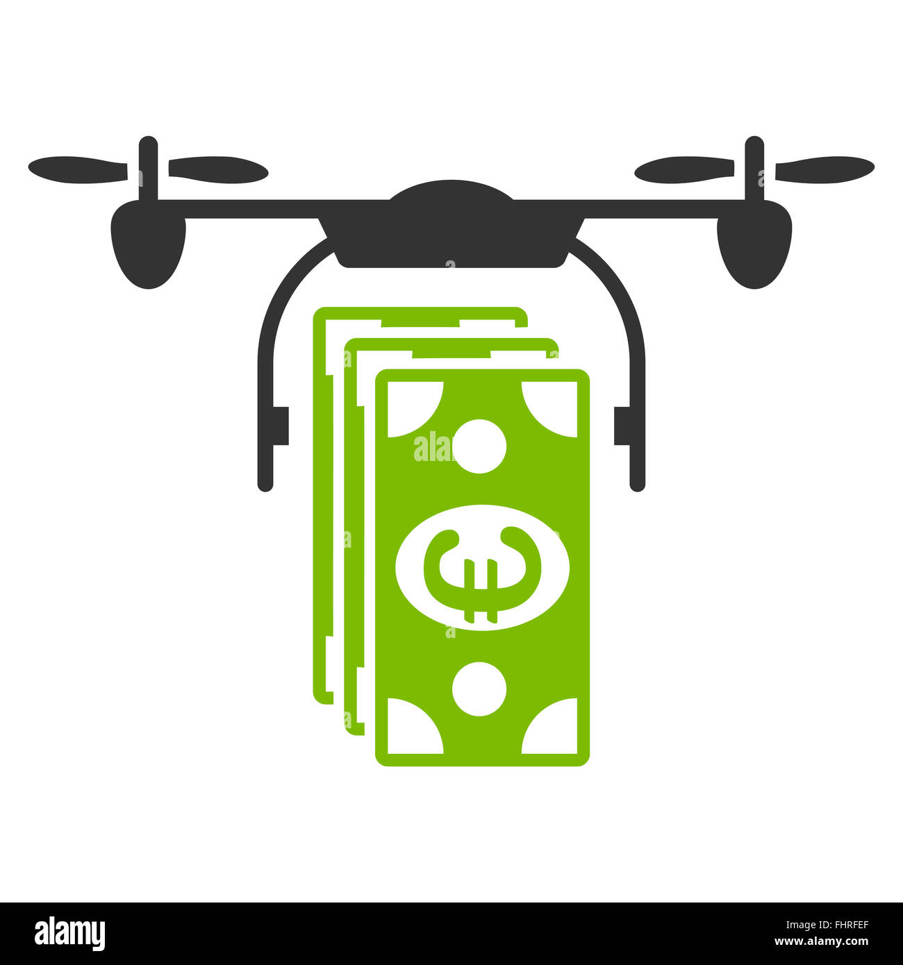 Euro Air Copter Banking Icon Stock Photo - Alamy