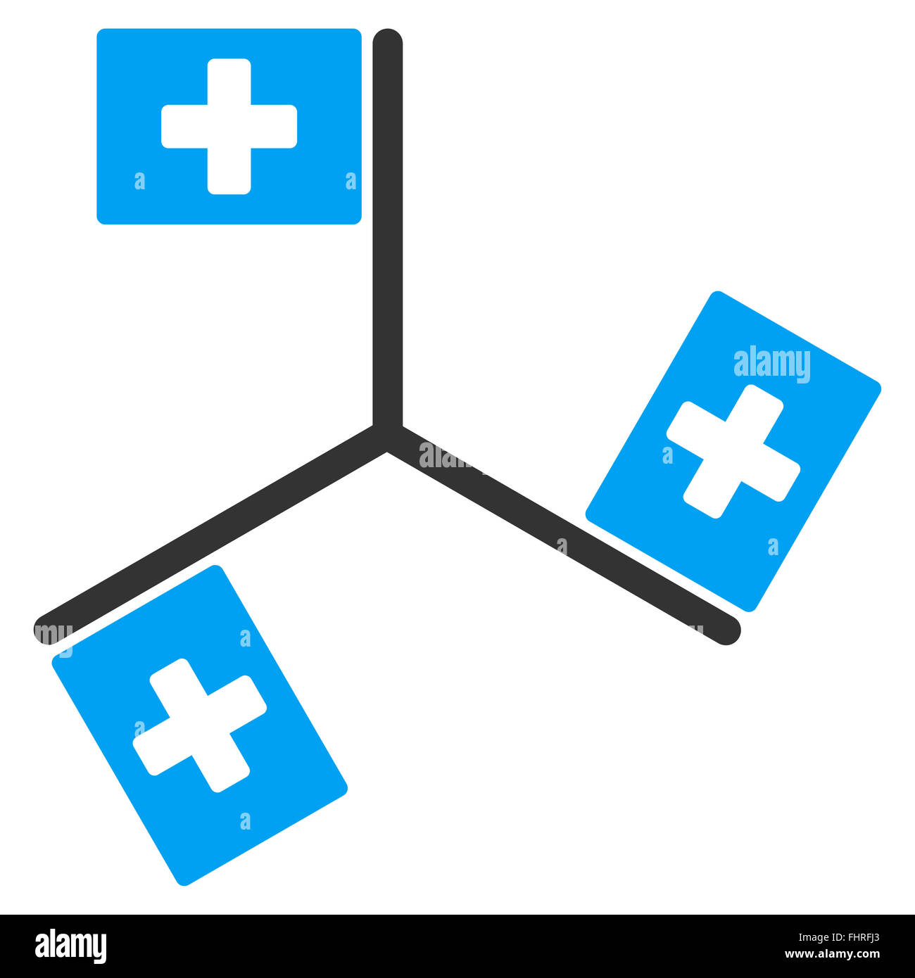 Hospital Flags Icon Stock Photo Alamy