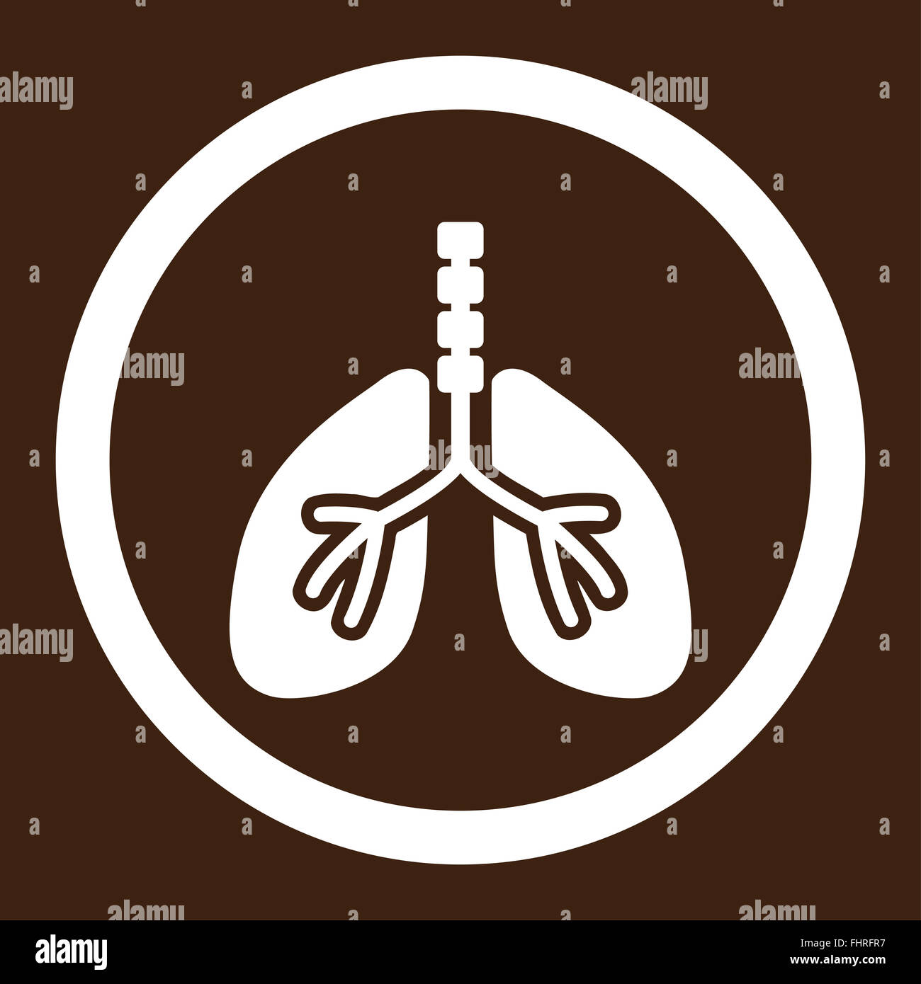 Breathe System Rounded Vector Icon Stock Photo - Alamy