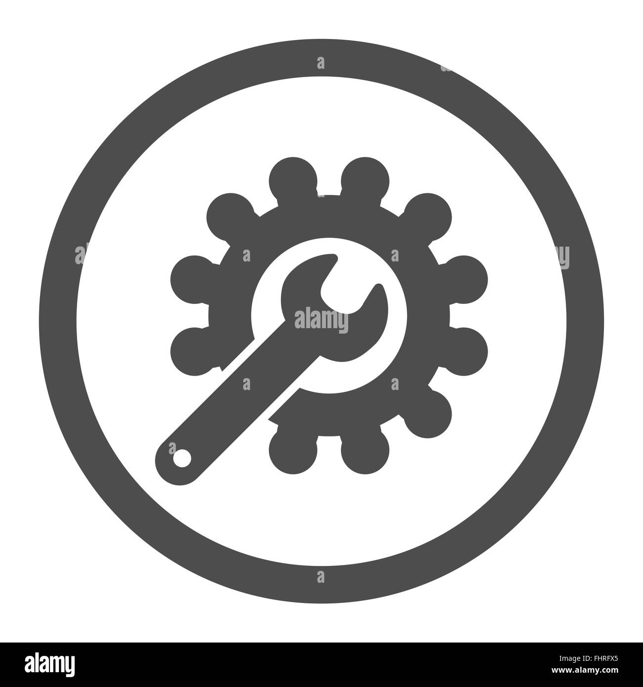 Customization flat gray color rounded vector icon Stock Photo - Alamy