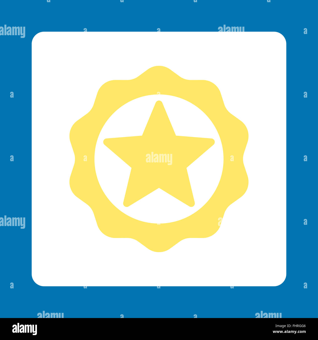 Award seal icon from Award Buttons OverColor Set Stock Photo - Alamy
